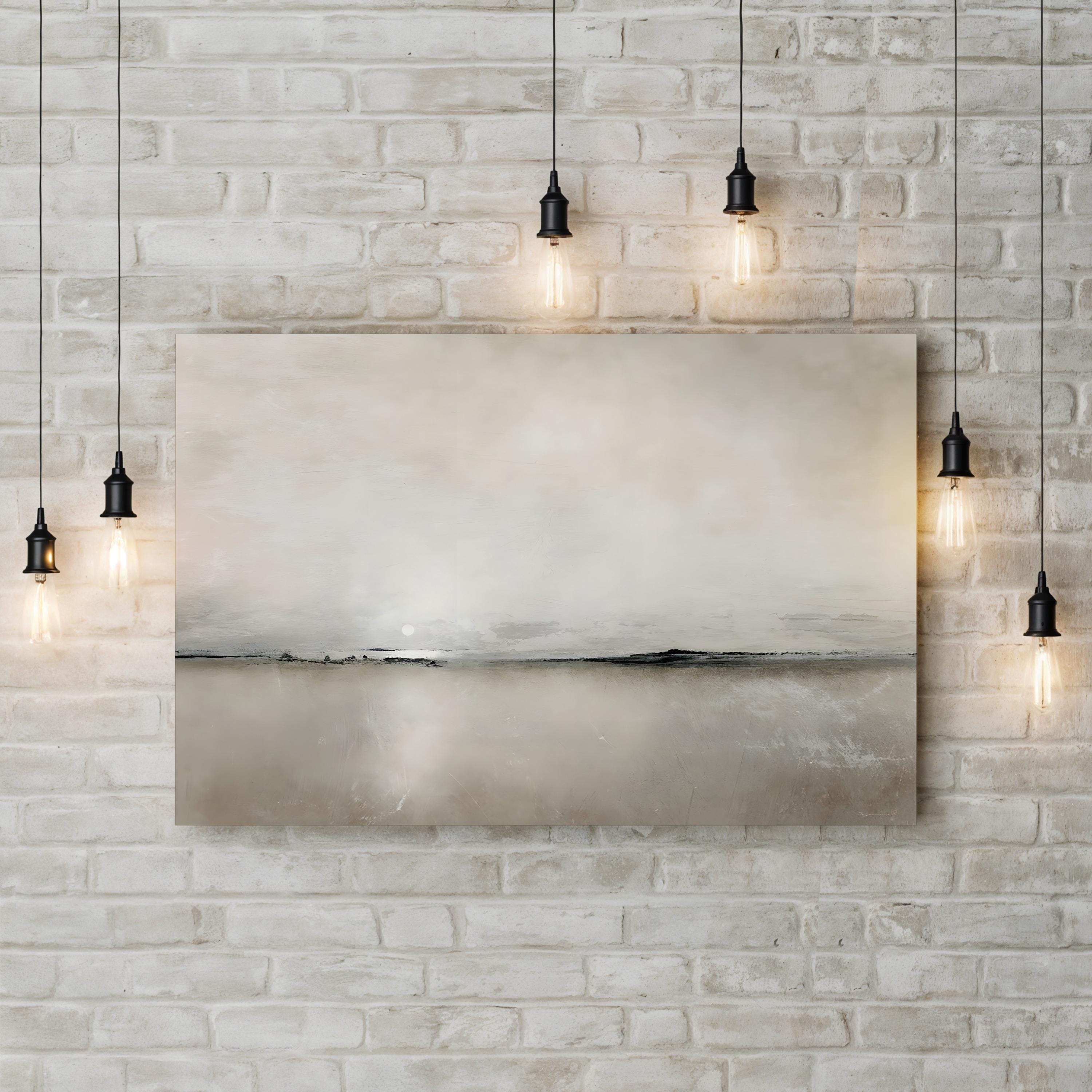 Sunlight Bay | Contemporary Minimalist Coastal Landscape Wall Art by Dan Hobday