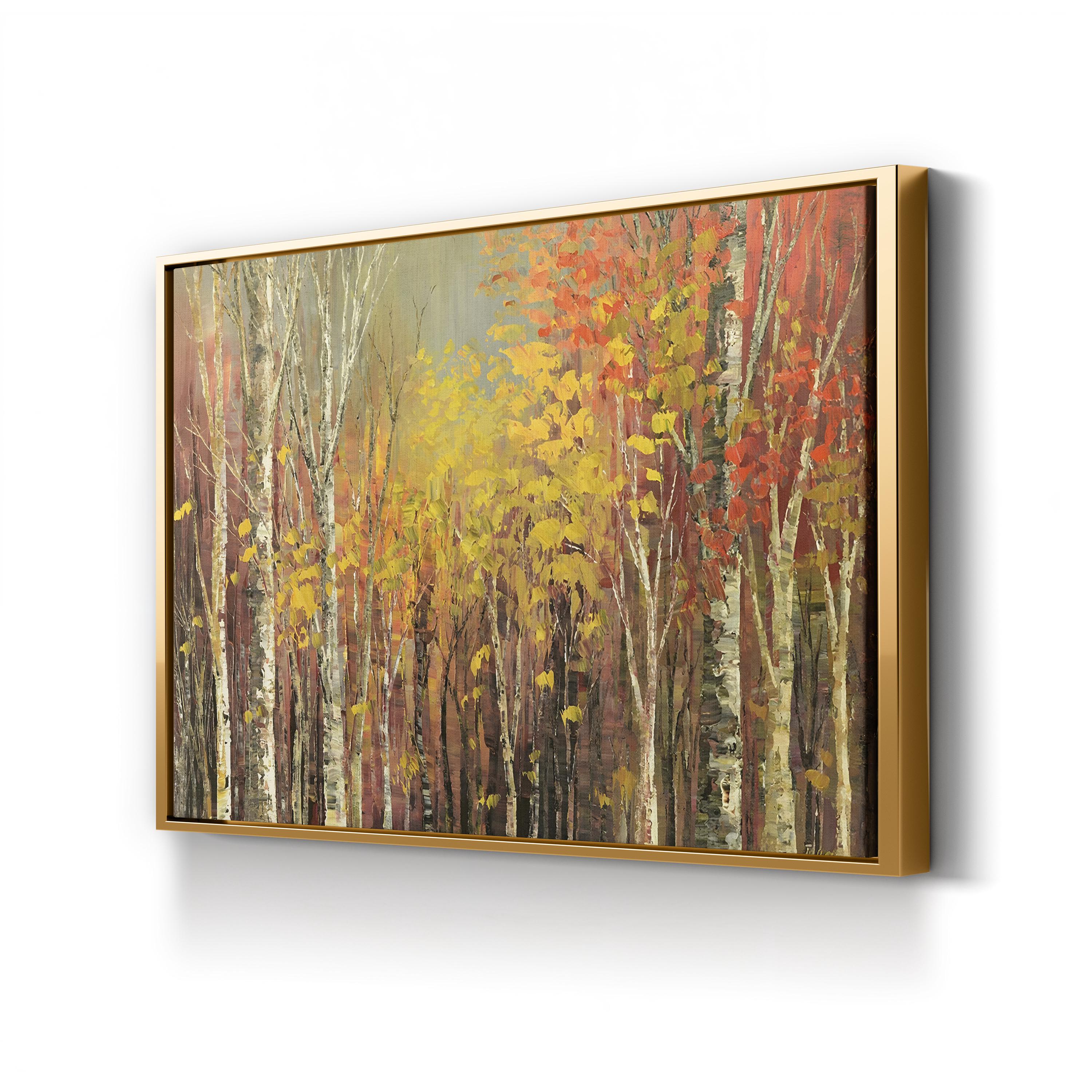 Tangled Colors Wall Art by Tatiana Iliina – Contemporary Abstract Forest Canvas Print