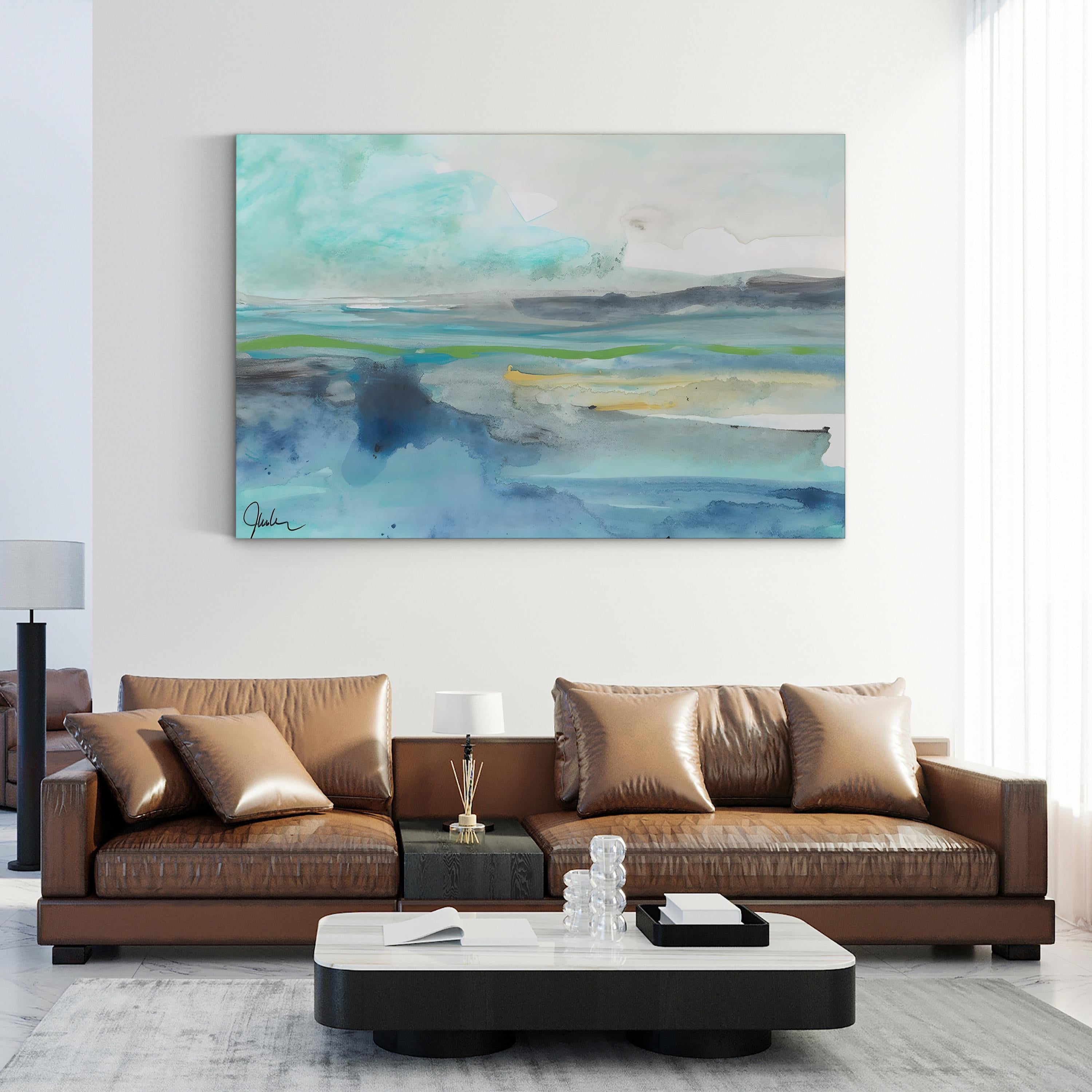 Tempestuous Sea Canvas Art – Dramatic Ocean Waves Coastal Wall Decor