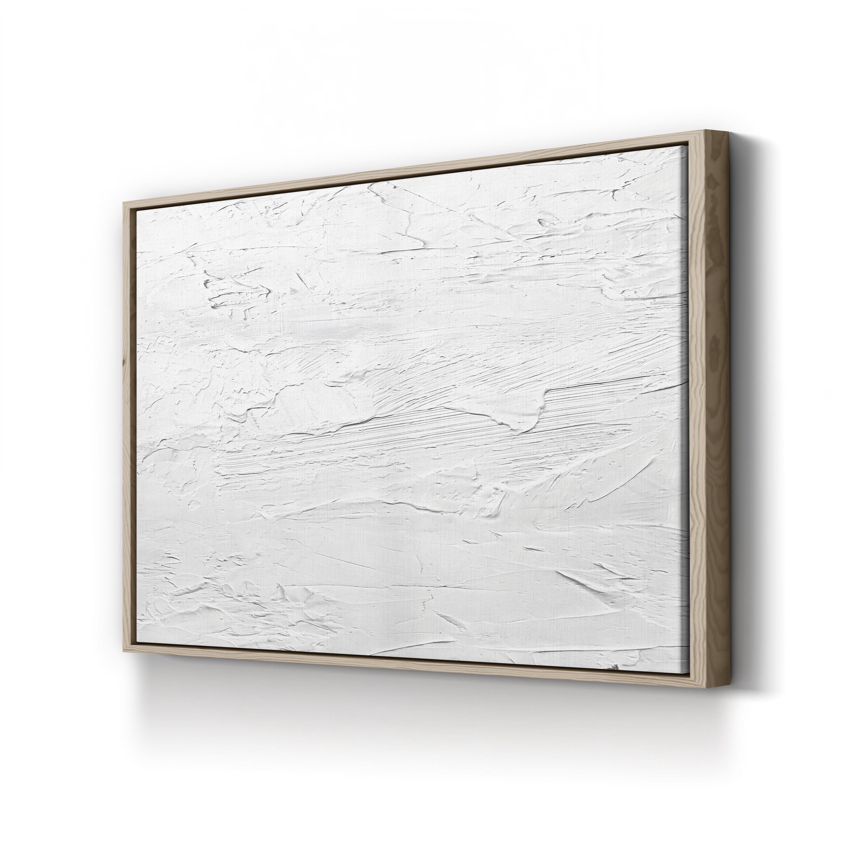Textured on White II Wall Art — Sofia Gordon Minimalist Abstract Canvas