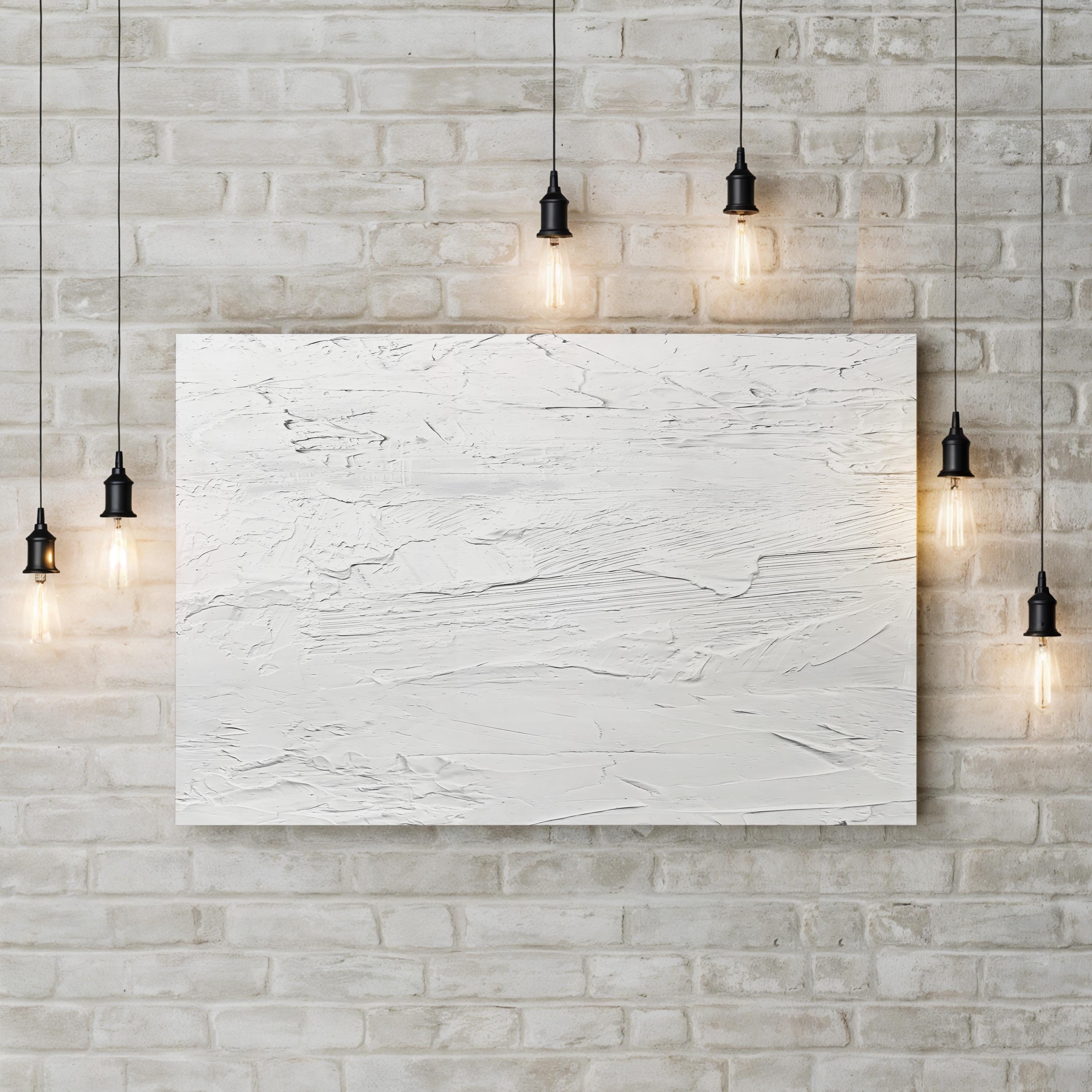 Textured on White II Canvas Wall Art by Sofia Gordon – Modern Minimalist Abstract Decor