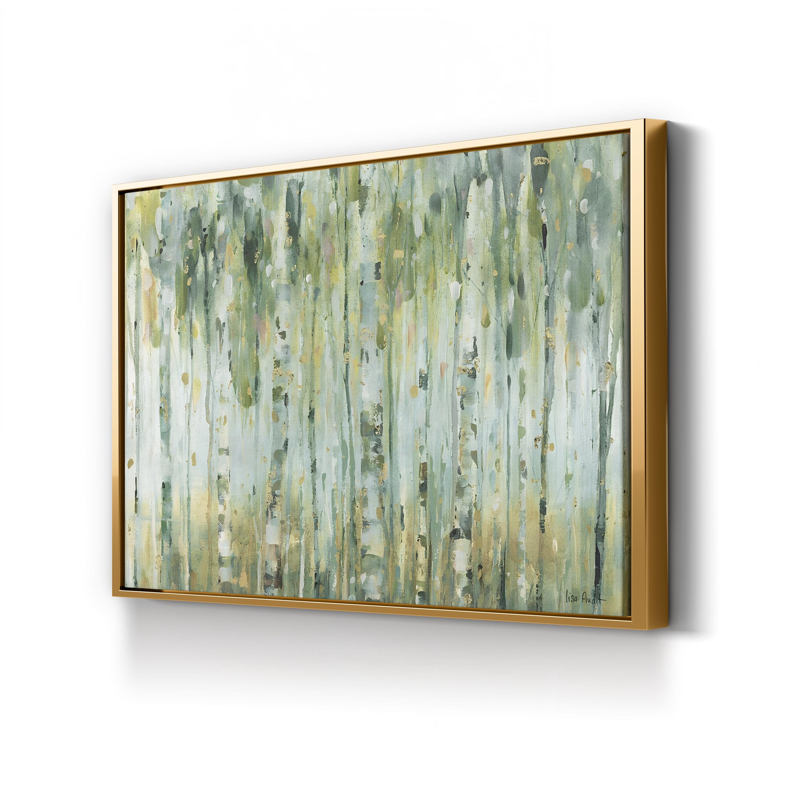 The Forest I Wall Art – Contemporary Abstract Forest Canvas by Lisa Audit