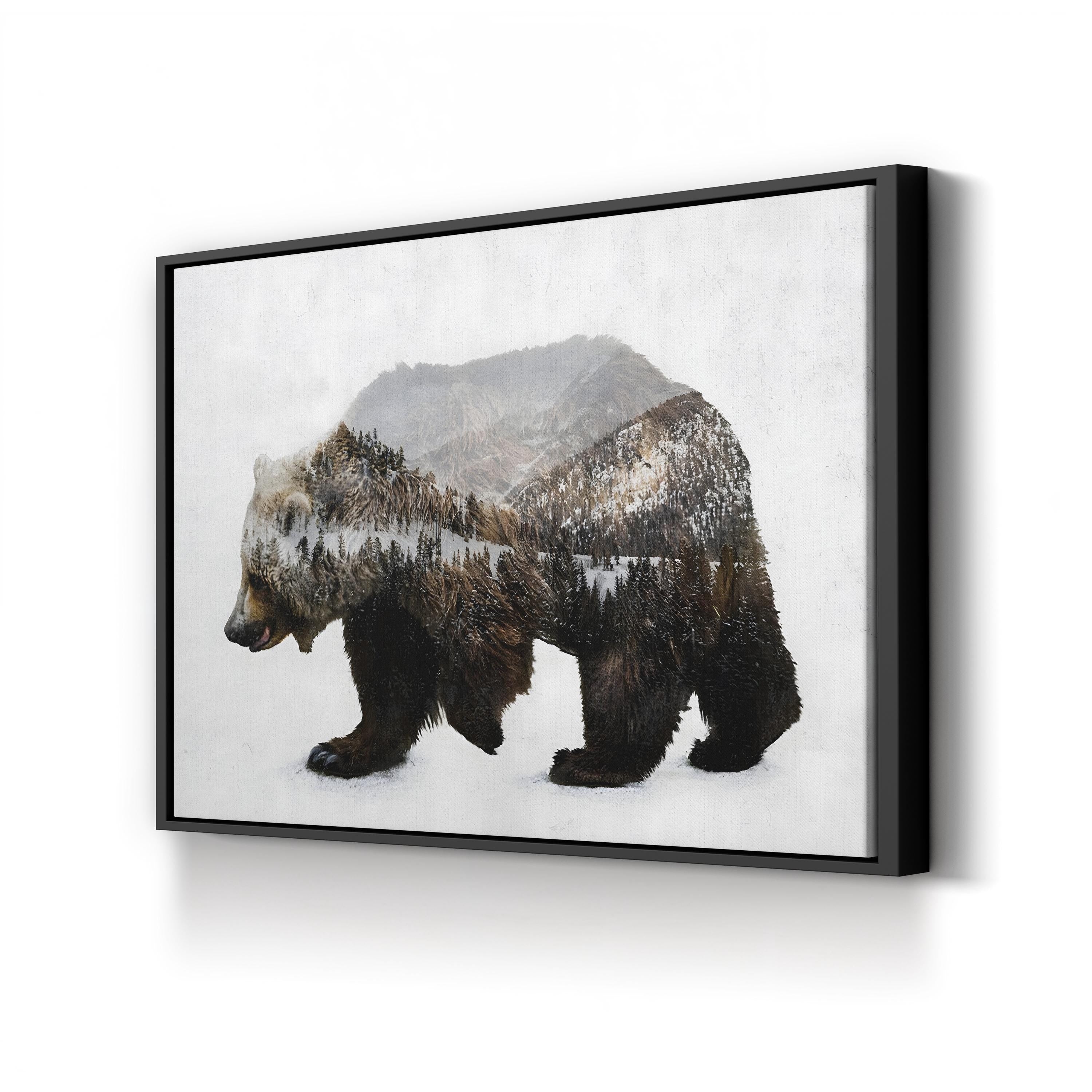 The Kodiak Brown Bear Wall Art by Davies Babies | Majestic Alaskan Wildlife Canvas