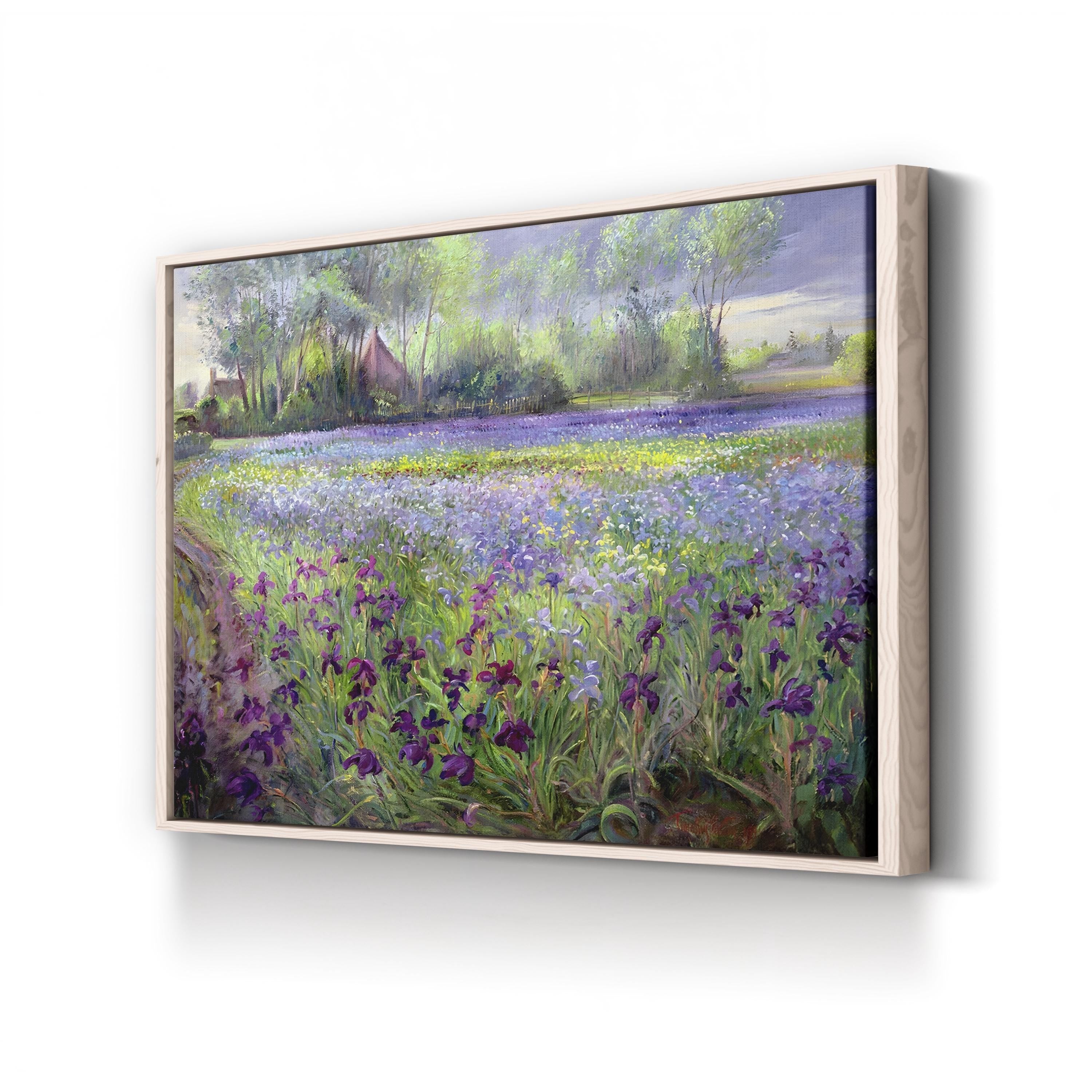 Trackway Past the Iris Field 1991 – Timothy Easton Wall Art | Contemporary Landscape Canvas Print