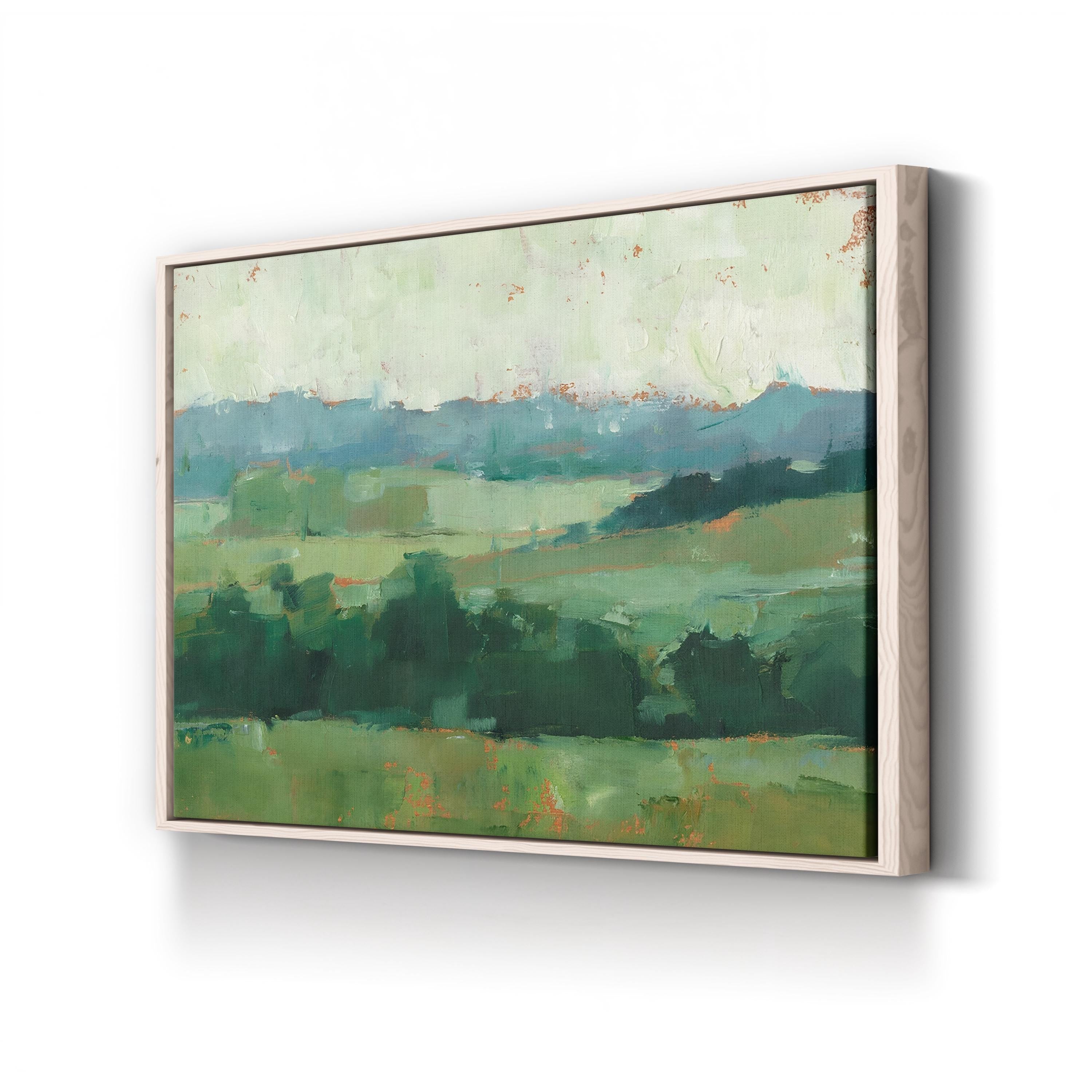 Sunset Tree Line Canvas Wall Art: Nature Vista Home Decor