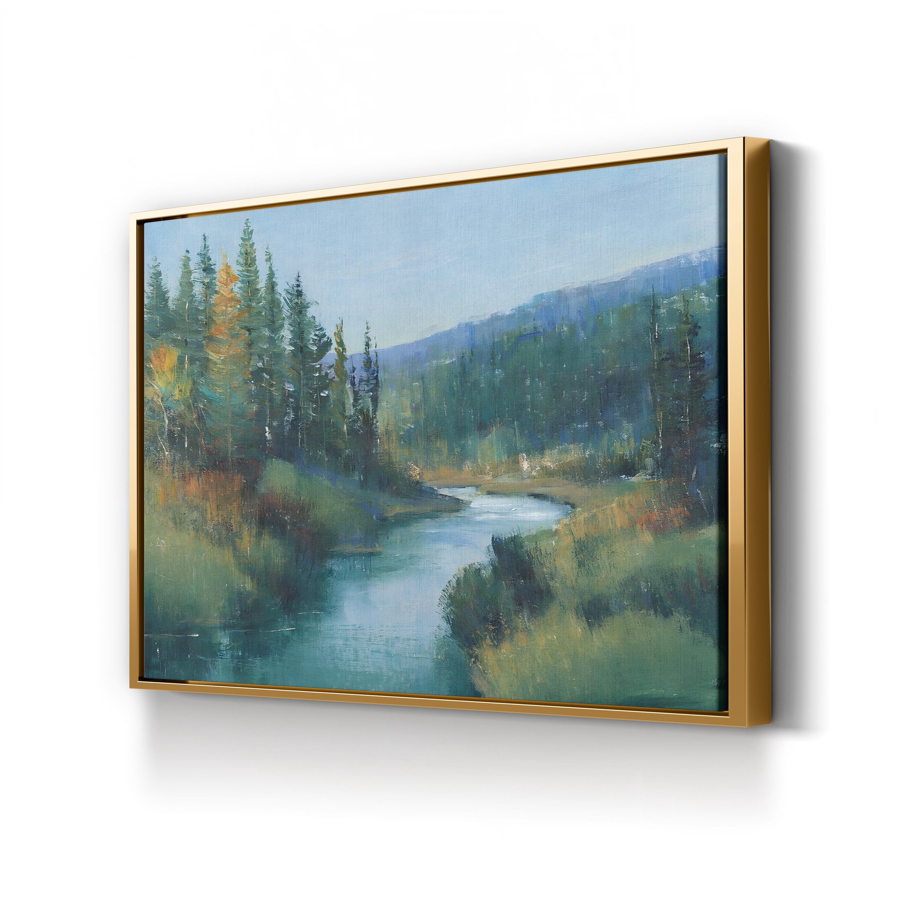 Trout Stream Canvas Art: Serene River Landscape by Tim O’Toole