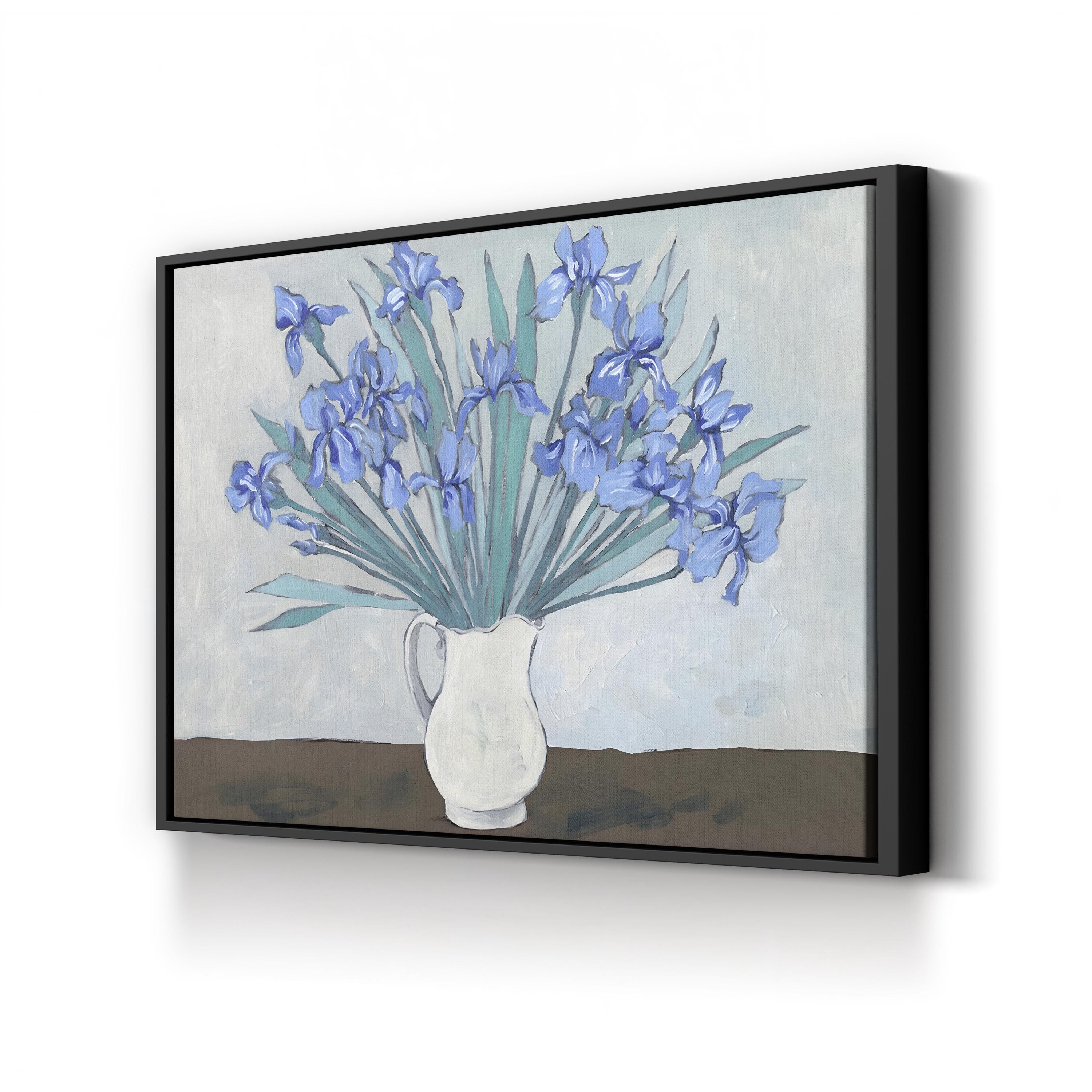 Van Gogh “Irises II” – Impressionist Floral Still Life Canvas Art