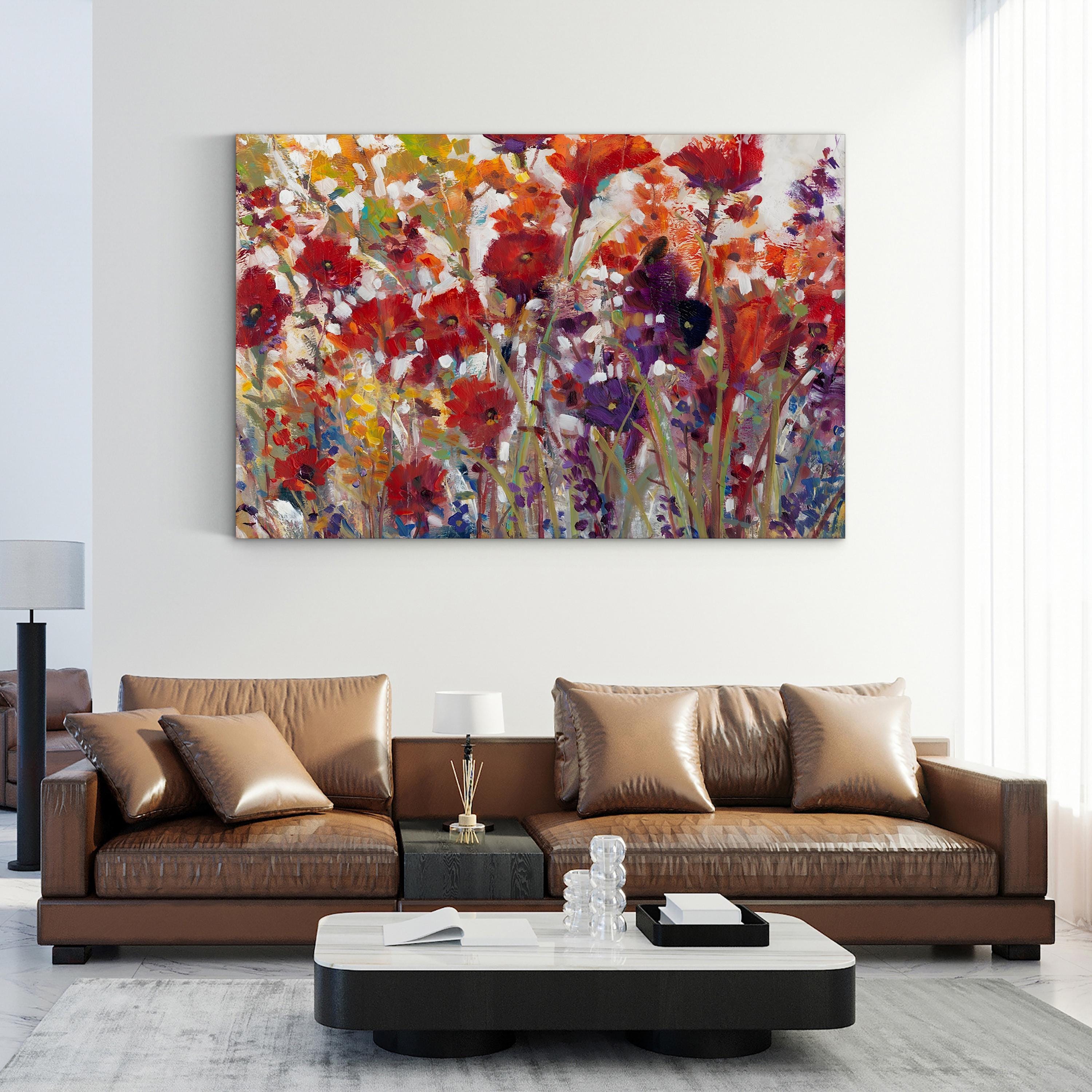 Variety of Flowers I Wall Art by Tim O’Toole – Contemporary Floral Canvas Print