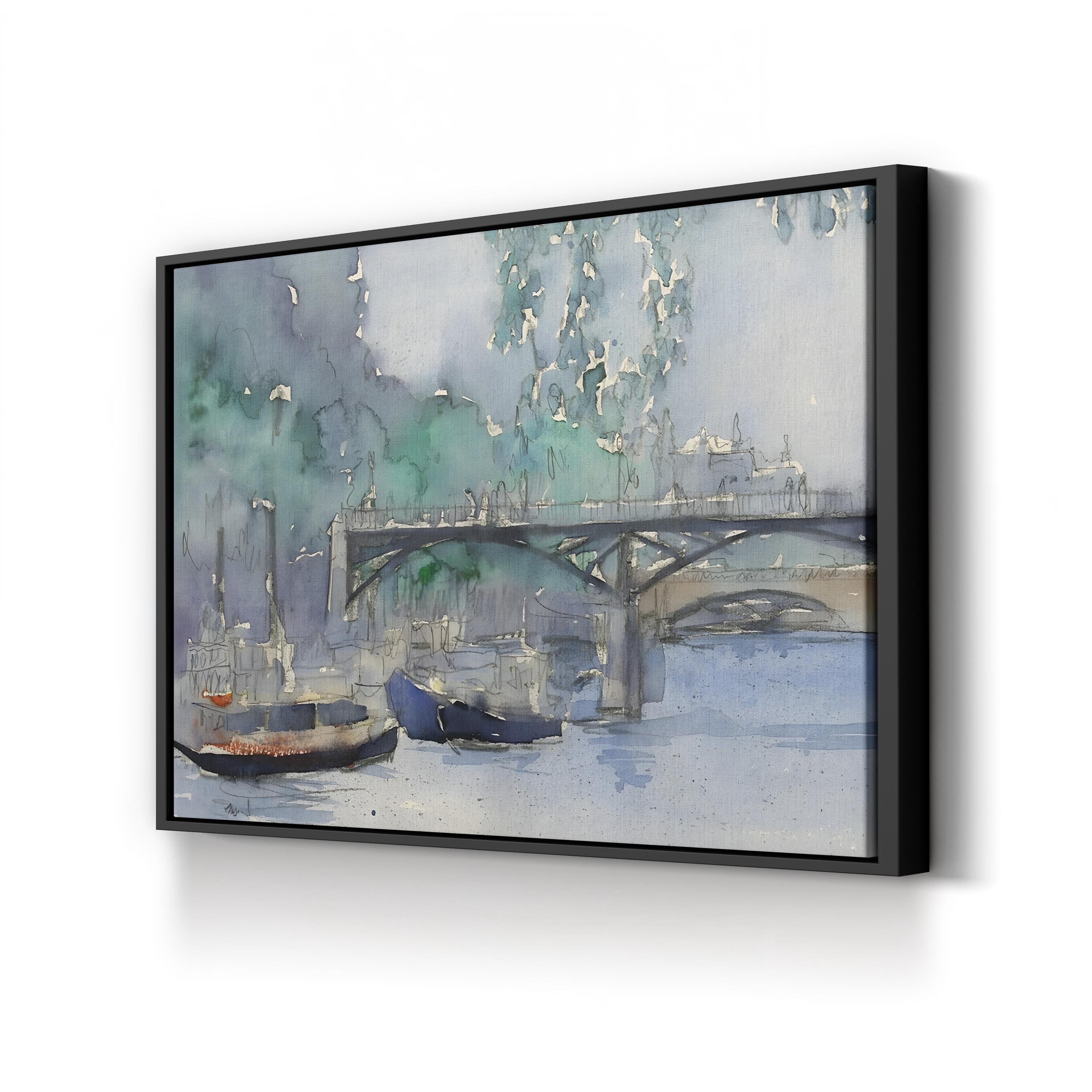 Venice Canal Watercolors V – Samuel Dixon Wall Art | Venetian Cityscape Canvas Print