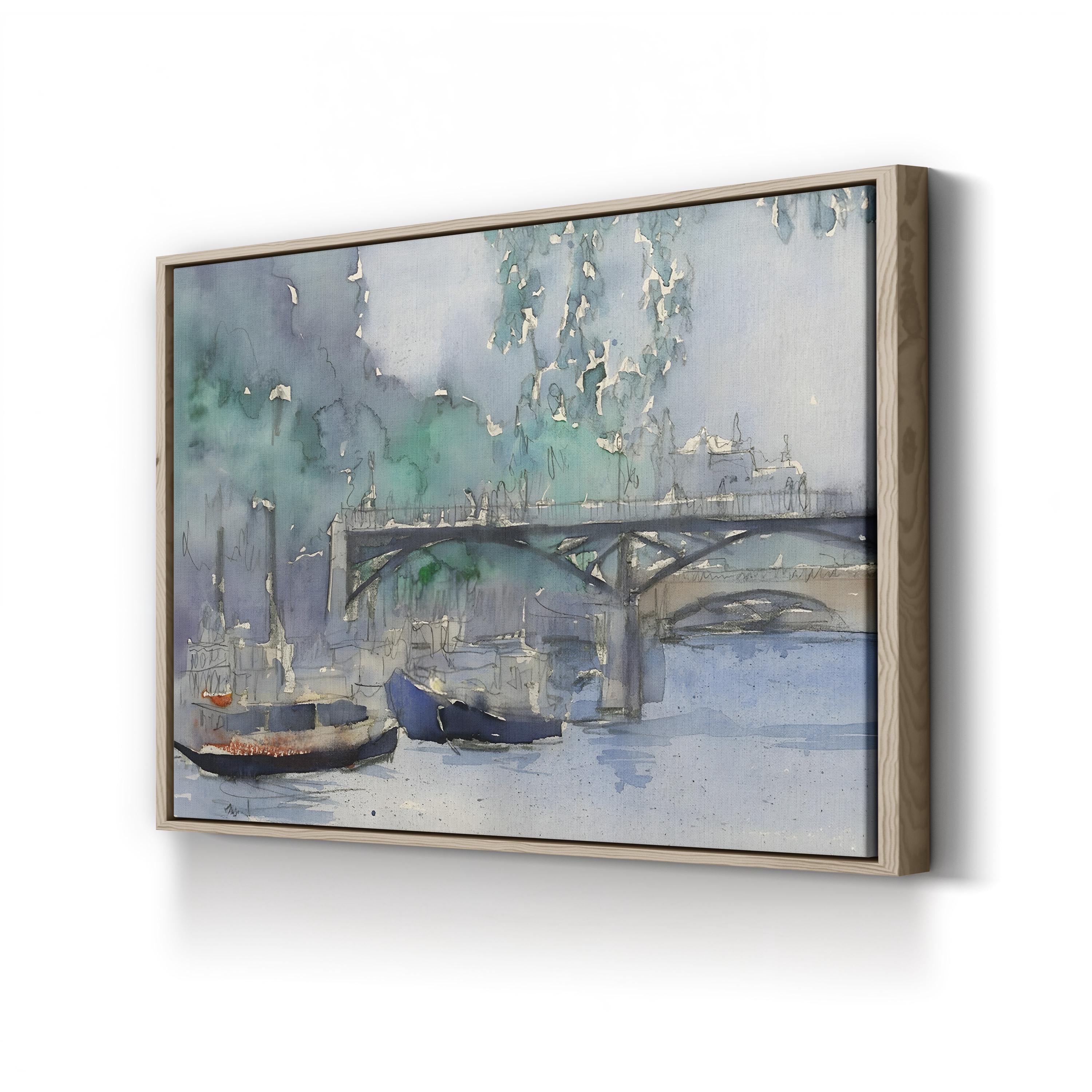 Venice Canal Watercolors V – Samuel Dixon Wall Art | Venetian Cityscape Canvas Print