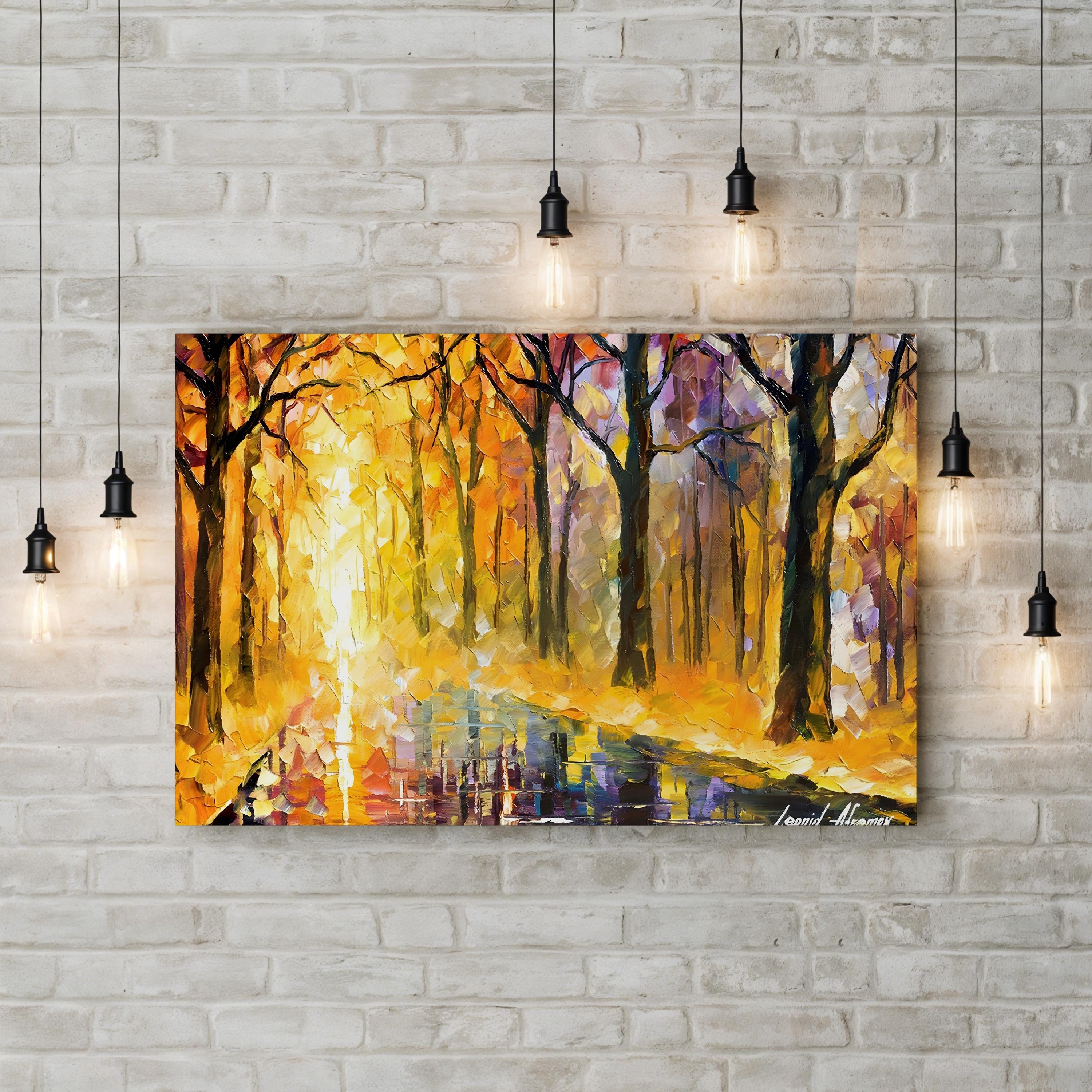 Vibrations That Never End Wall Art by Leonid Afremov