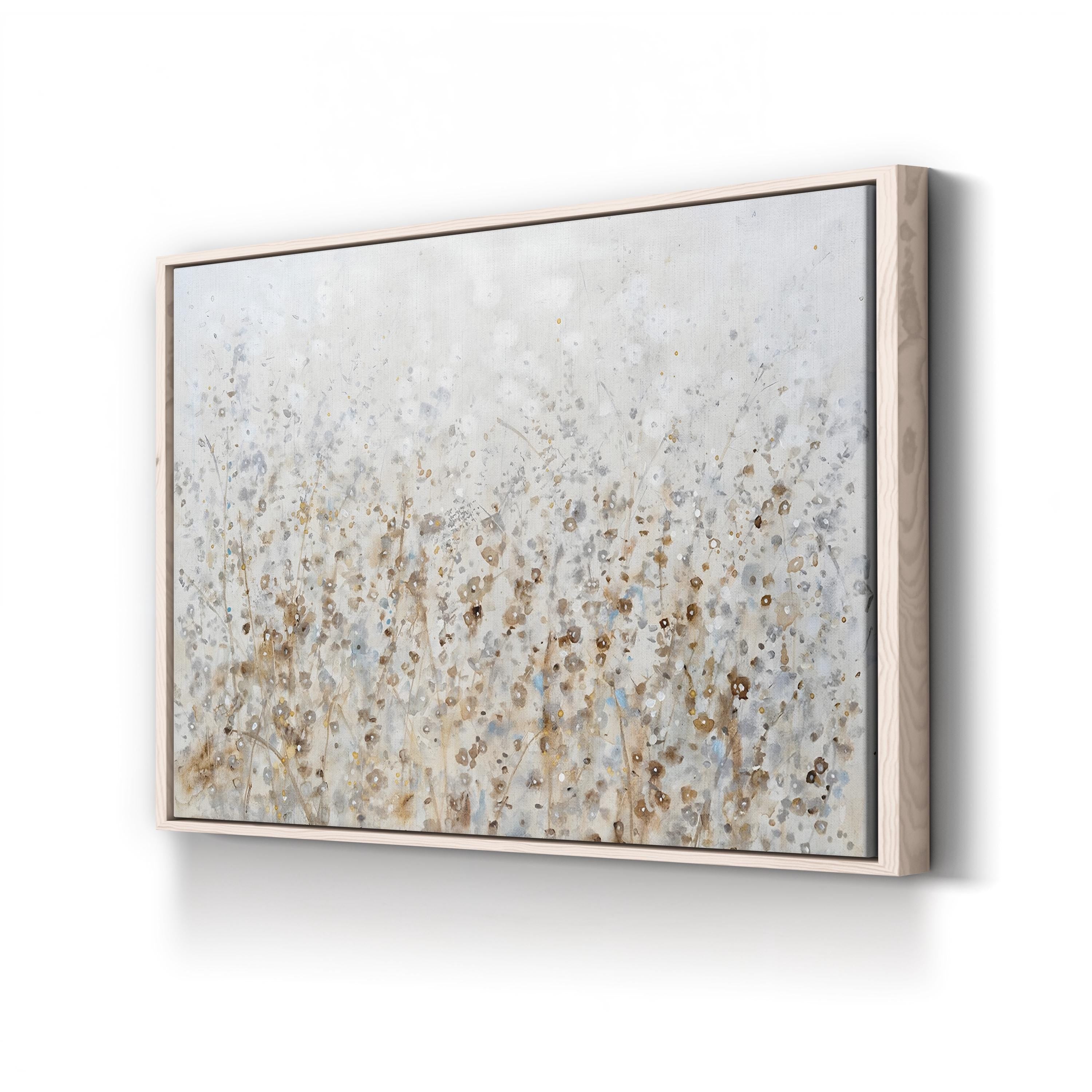 Rustic Wildflower Bloom – Period Illustration Wall Art | Elegant Floral Canvas Print