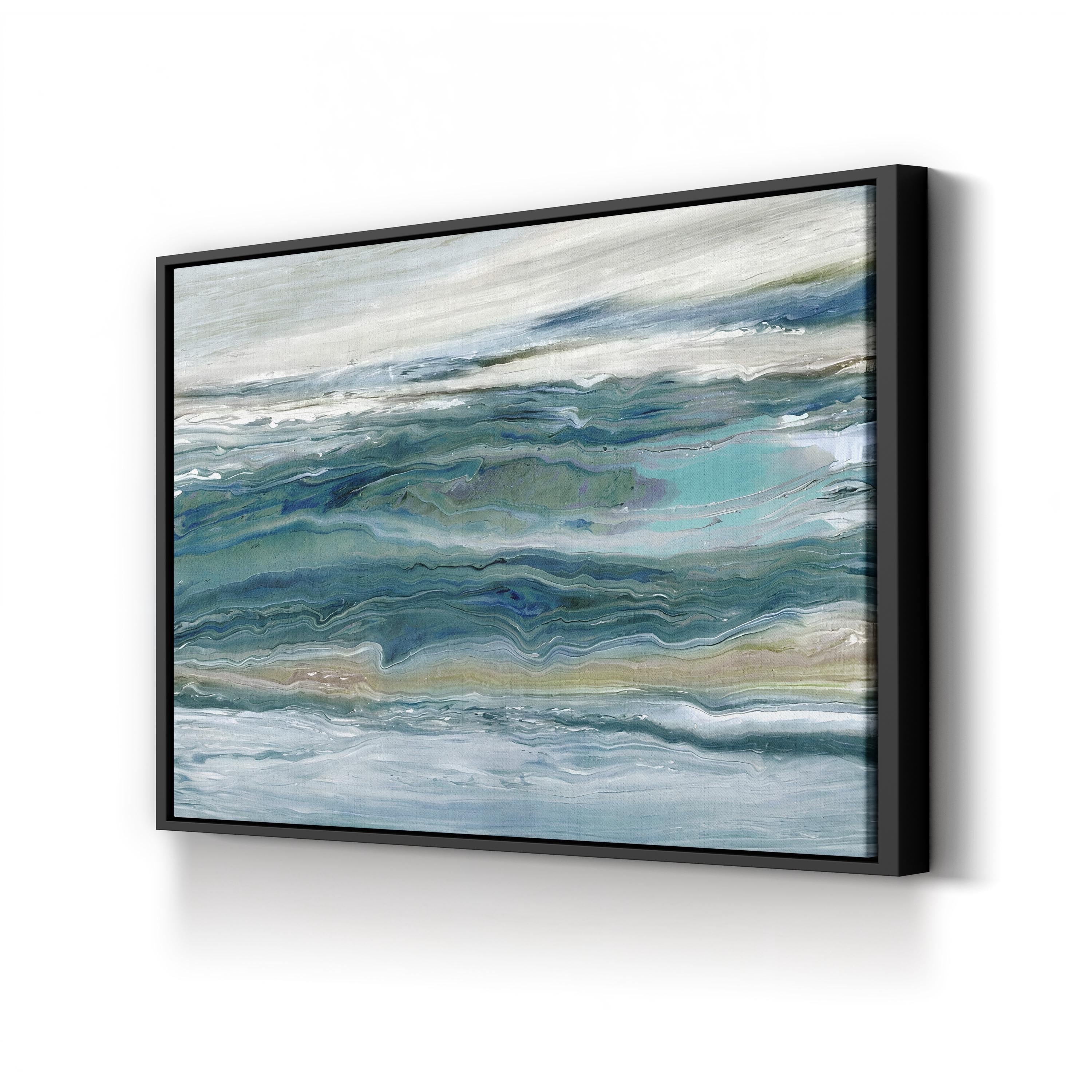 Wind and Water Wall Art by Carol Robinson | Contemporary Abstract Coastal Landscape