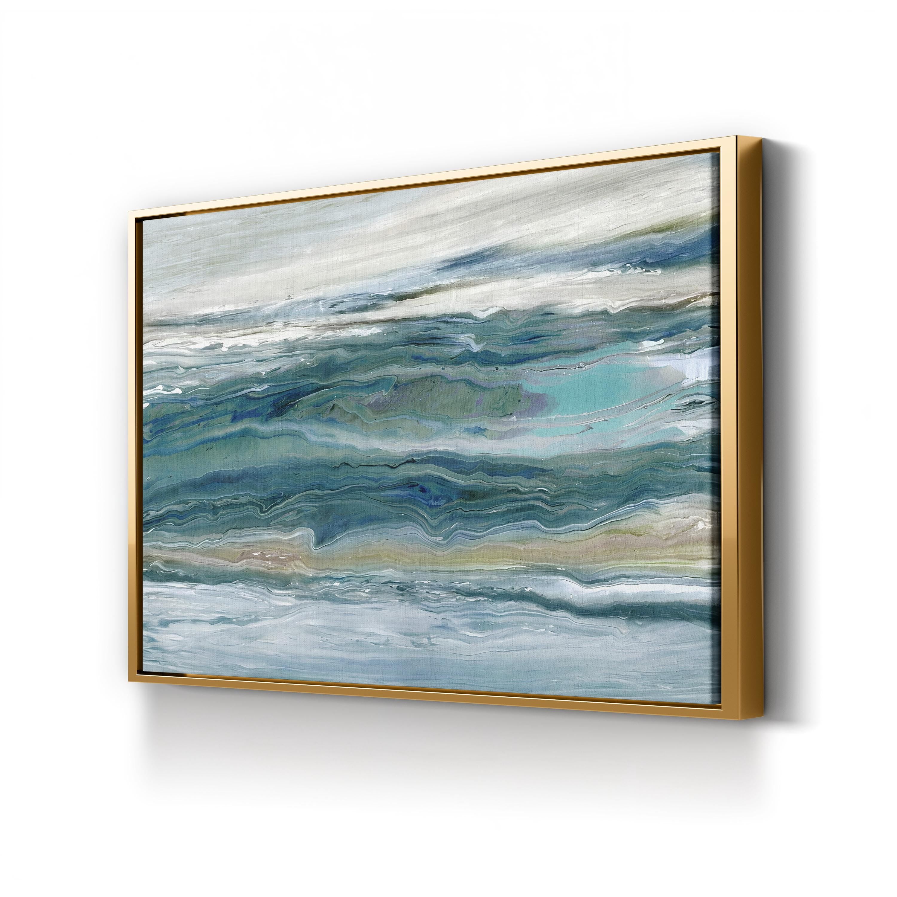 Wind and Water Wall Art by Carol Robinson | Contemporary Abstract Coastal Landscape
