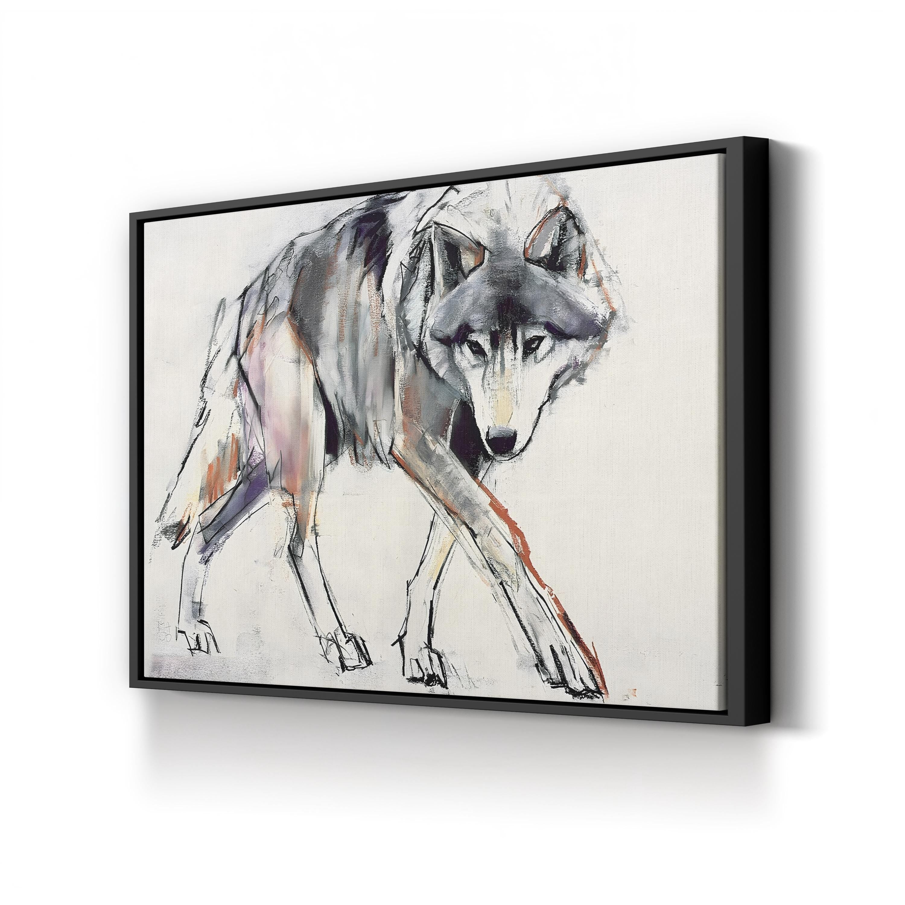 Wolf Wall Art by Mark Adlington