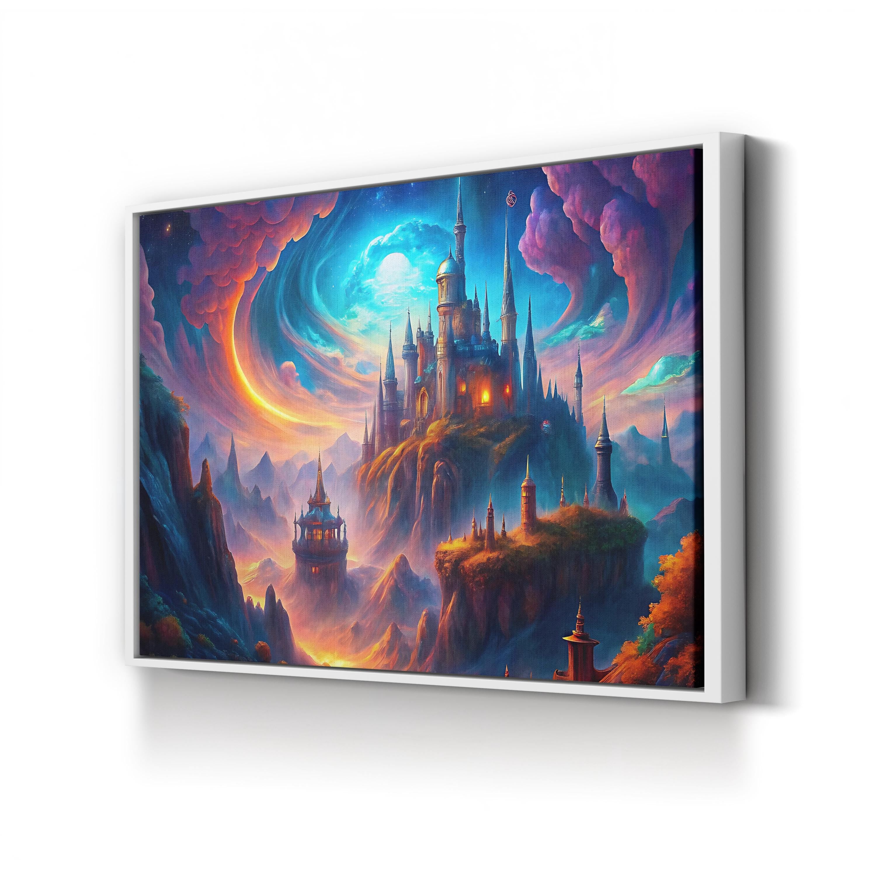 Inspirational Celestial Quote – Period Illustration Wall Art | Motivational Canvas Print
