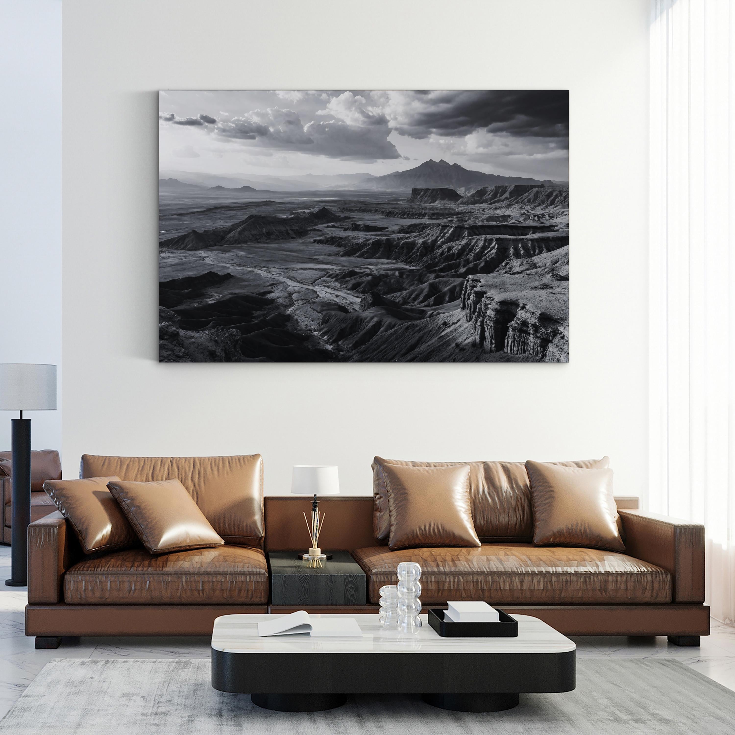 Anza Borrego Desert Black and White – Vintage Photography Wall Art | Scenic Landscape Canvas Print
