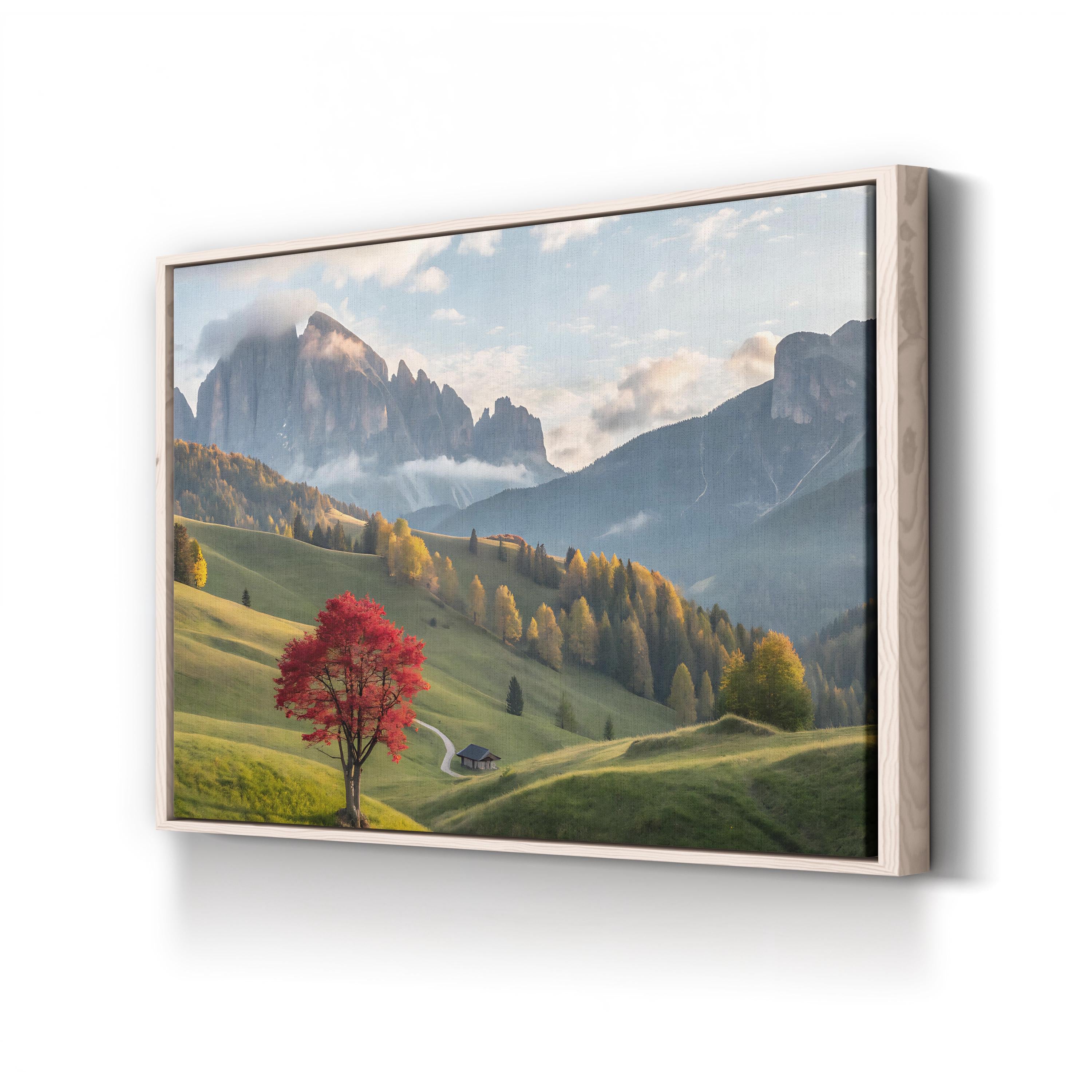 Tatra Mountains Autumn – Vintage Photography Wall Art | Slovakia Landscape Canvas Print