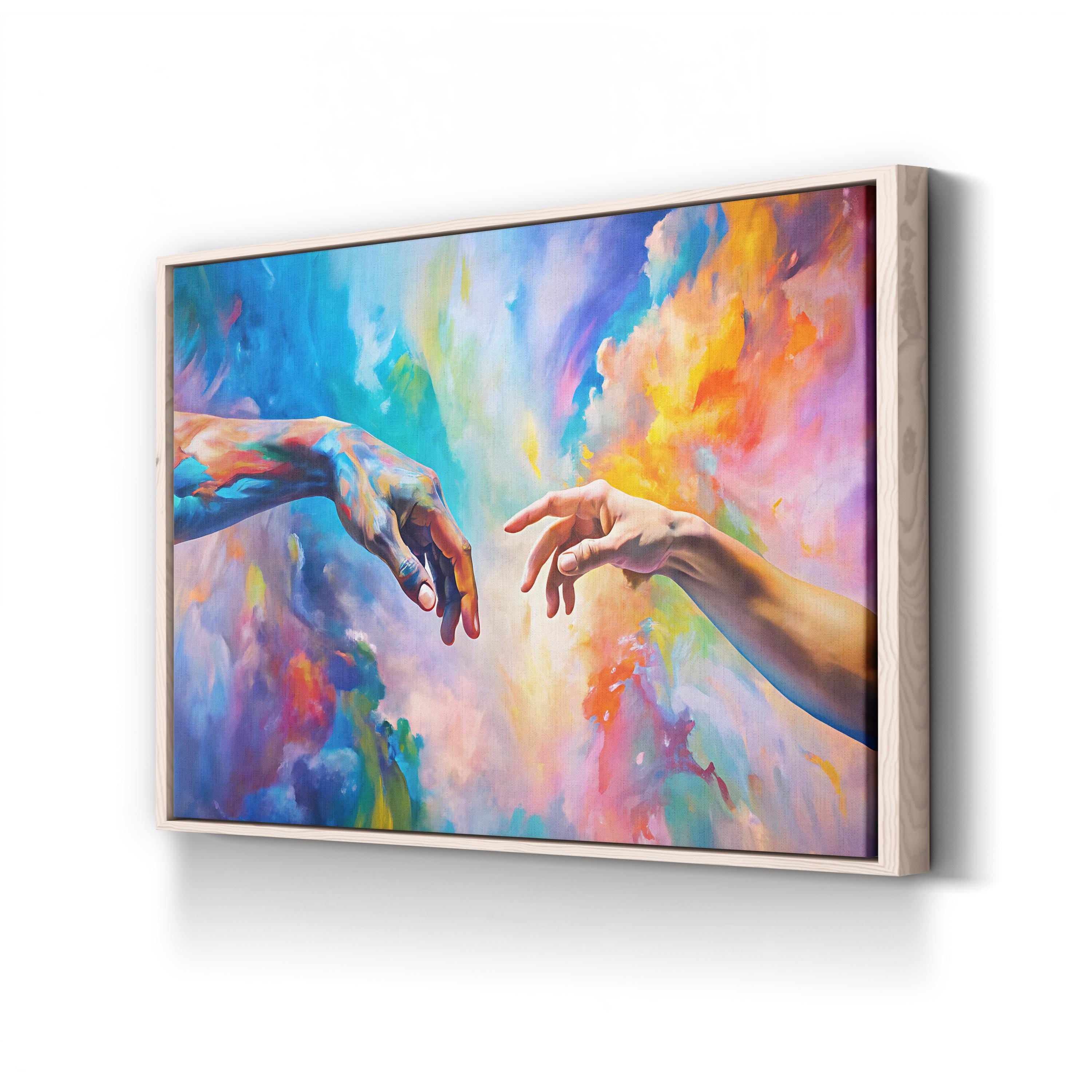 Abstract Color Explosion – Period Illustration Wall Art | Modern Vibrant Canvas Print