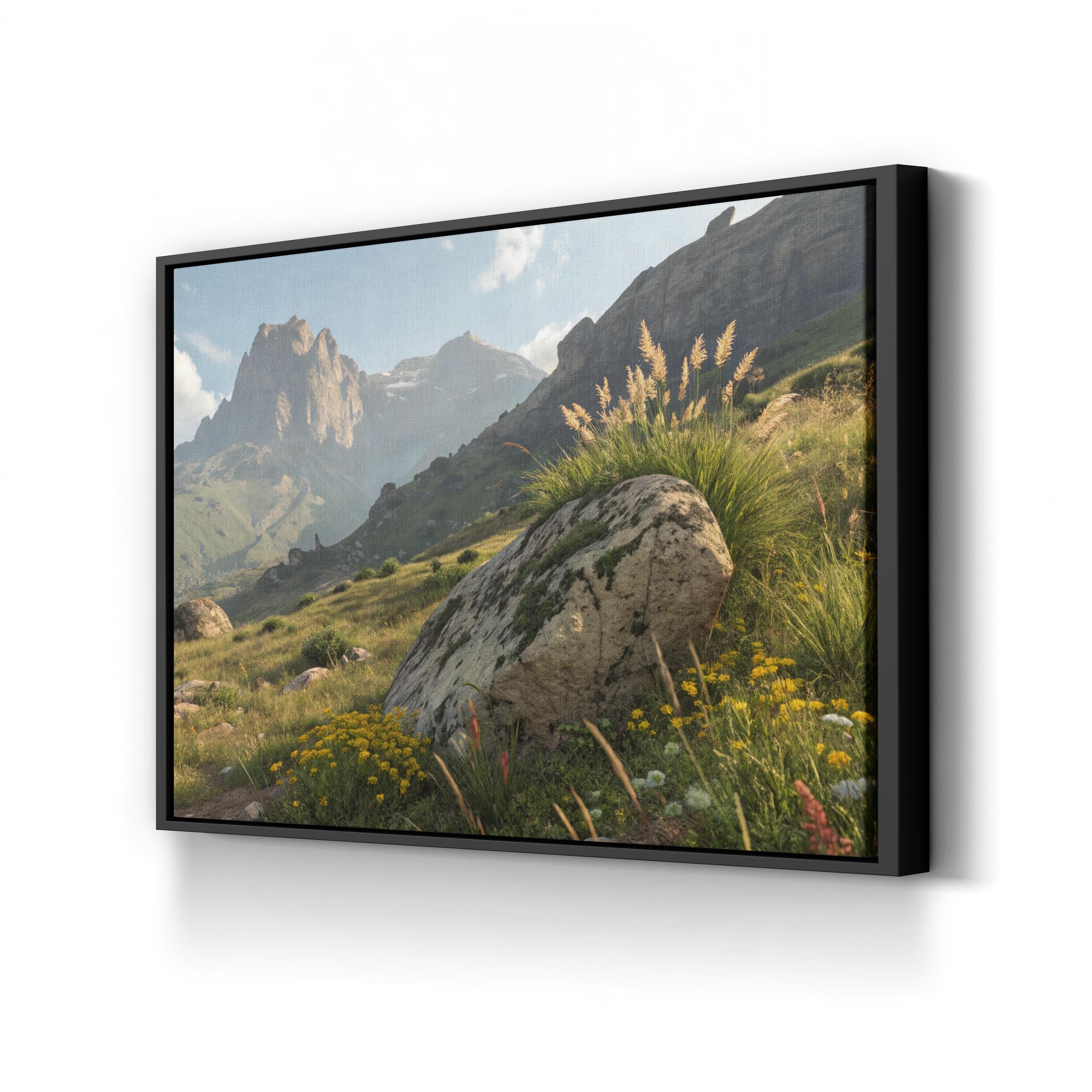 Desert Mountain Majestic – Vintage Photography Wall Art | Landscape Canvas Print