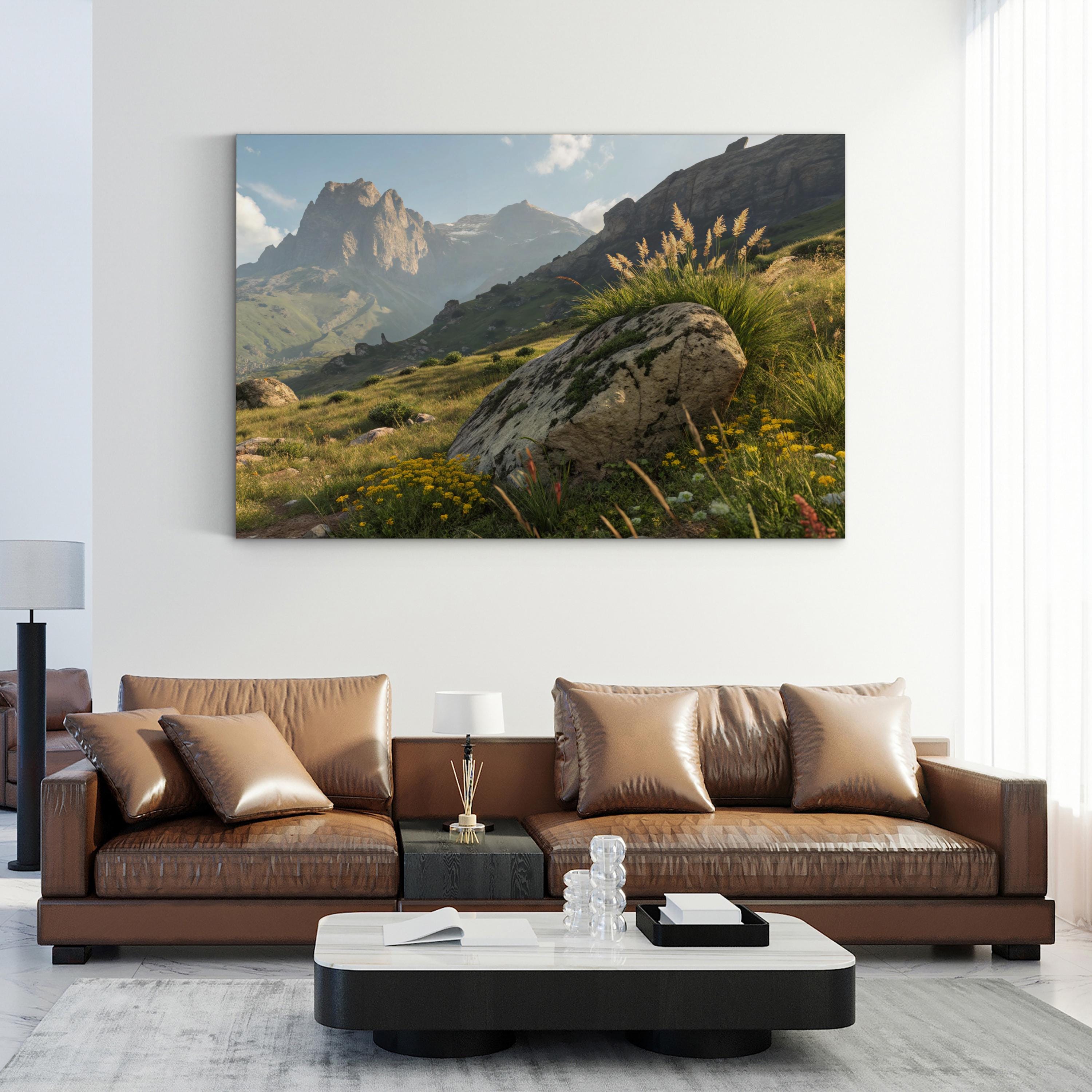 Desert Mountain Majestic – Vintage Photography Wall Art | Landscape Canvas Print