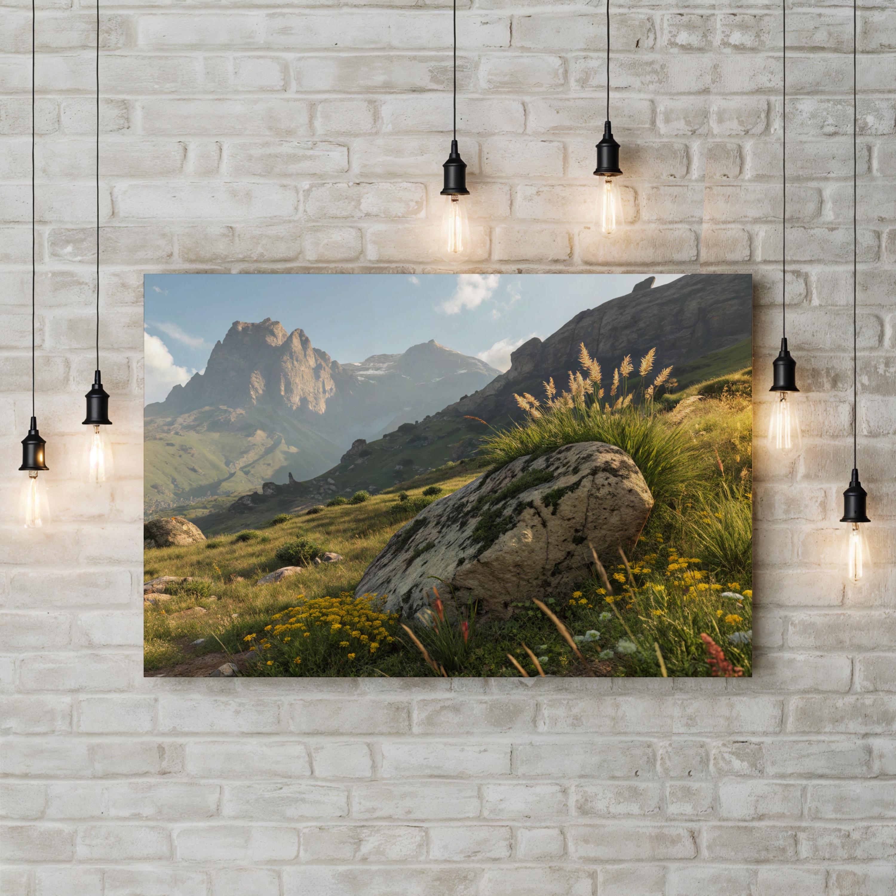 Desert Mountain Majestic – Vintage Photography Wall Art | Landscape Canvas Print