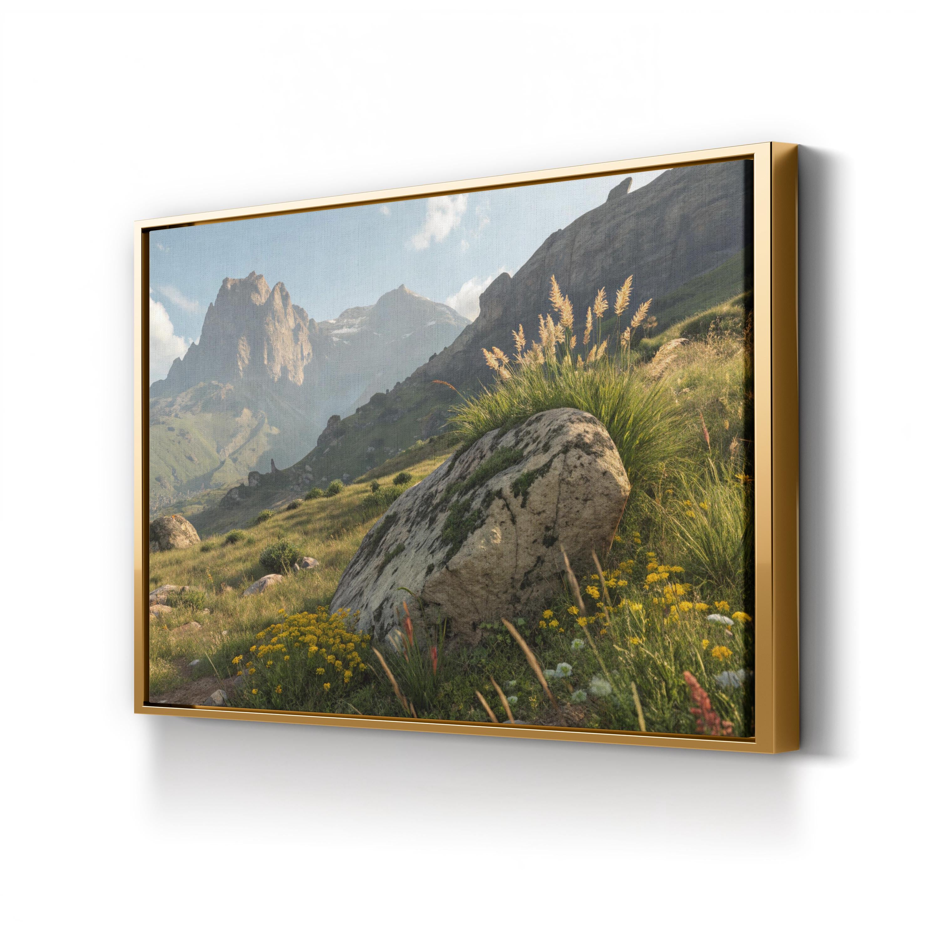 Desert Mountain Majestic – Vintage Photography Wall Art | Landscape Canvas Print