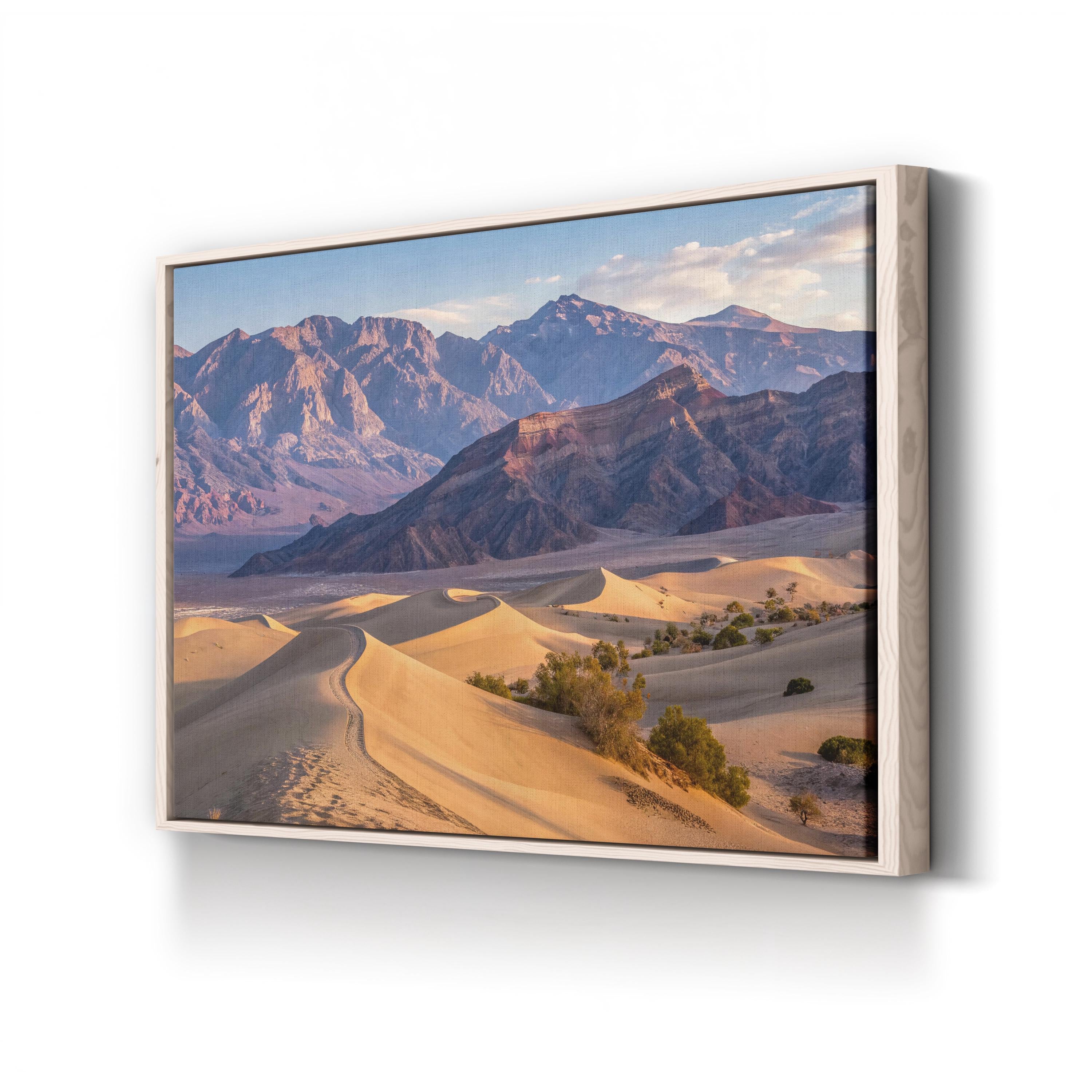 Death Valley Dunes – Vintage Photography Wall Art | Desert Landscape Canvas Print