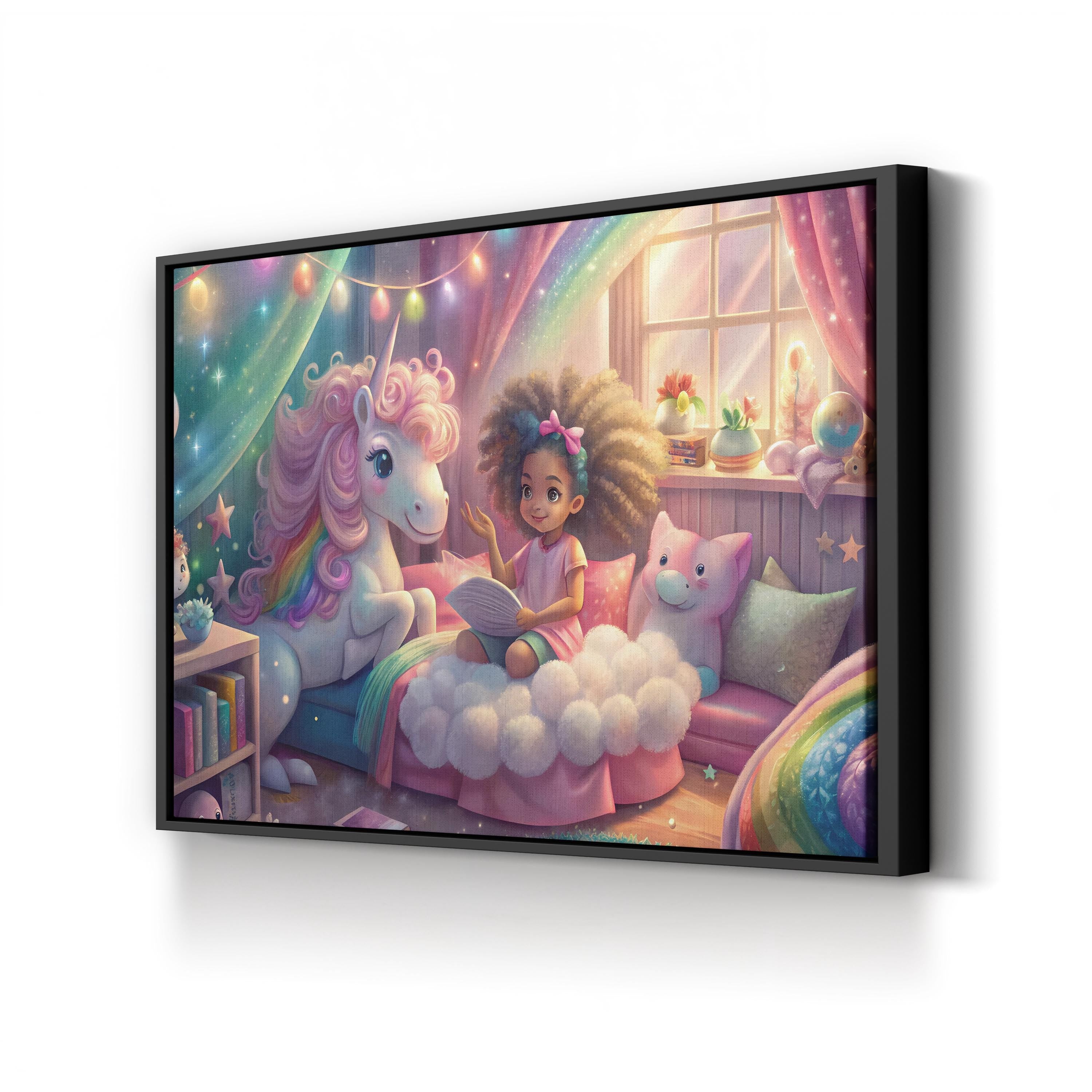 Fairy Sparkle – Period Illustration Wall Art | Whimsical Fantasy Canvas Print