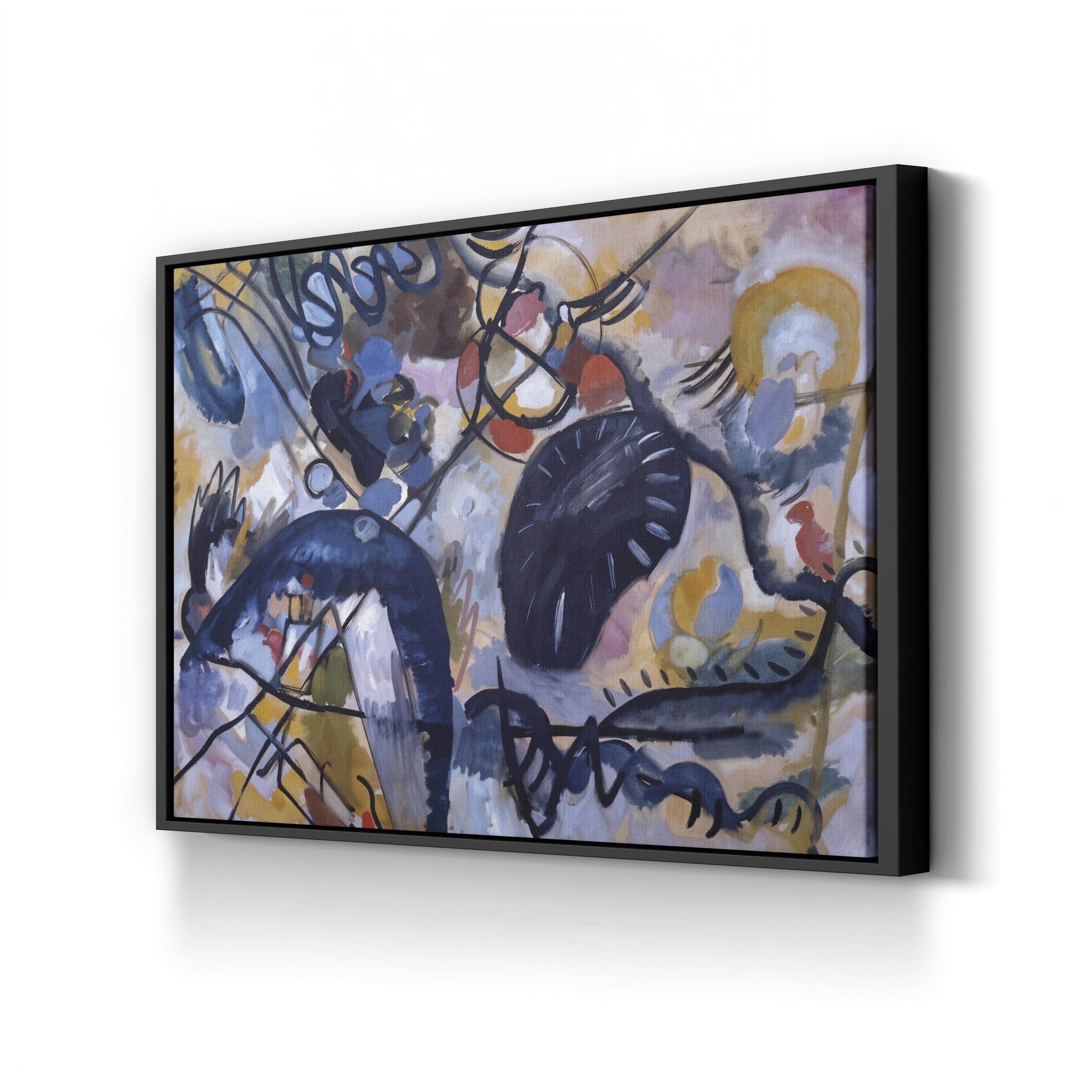 Black Spot, 1912 Wall Art by Wassily Kandinsky | Early Abstract Modernism Canvas Print