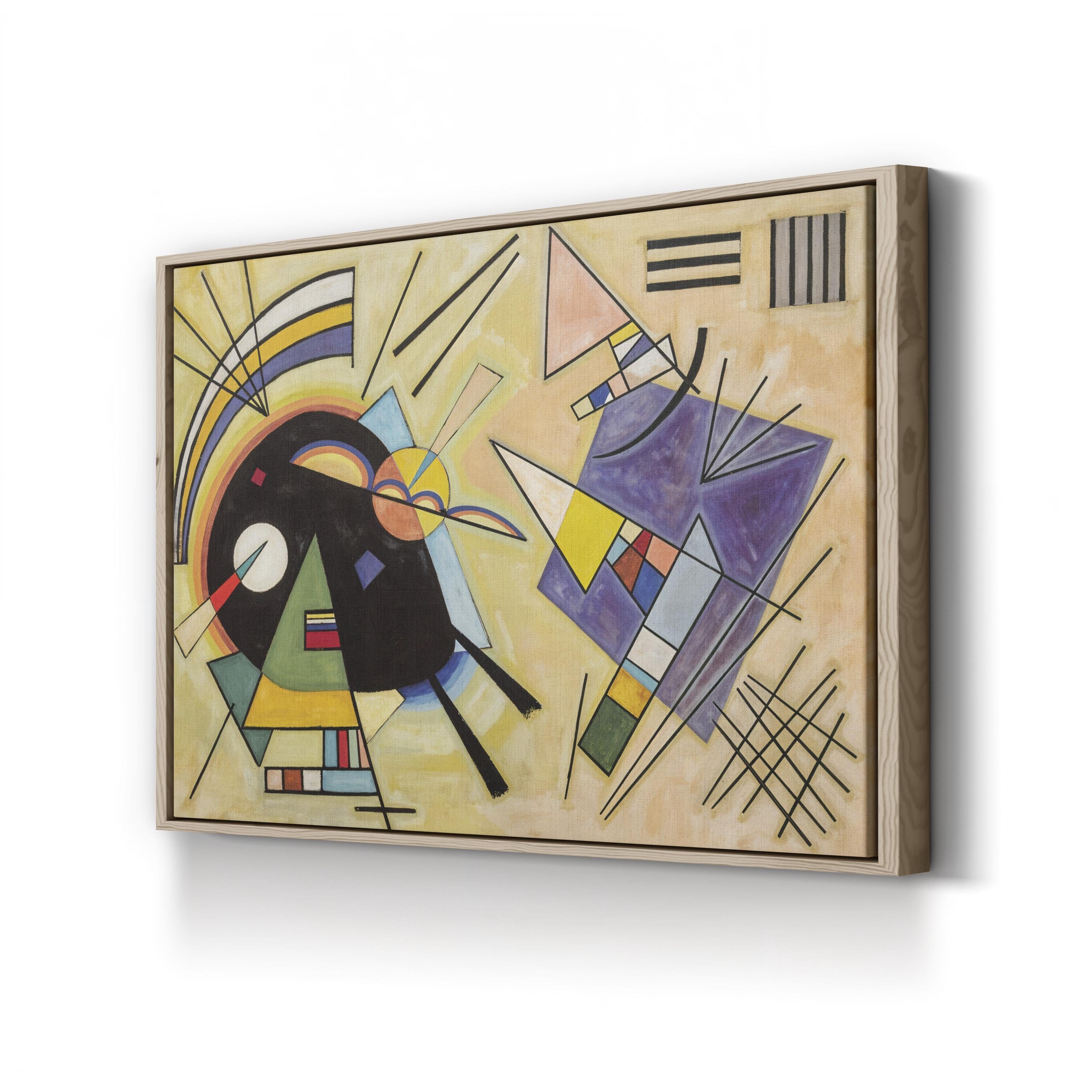 Black and Violet, 1923 – Wassily Kandinsky Wall Art | Abstract Modern Canvas Print