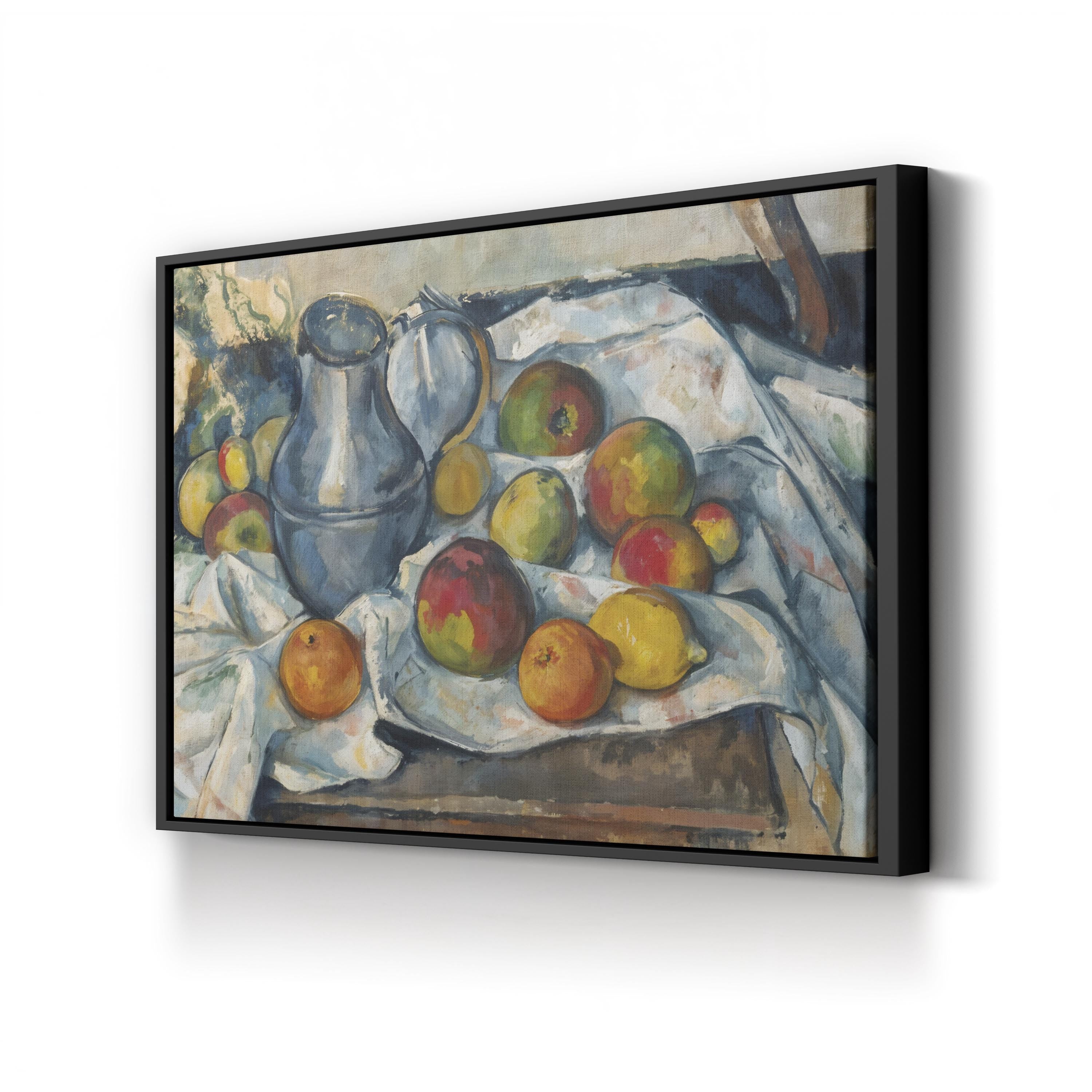 Bouilloire Et Fruits, 1888–90 Wall Art by Paul Cézanne
