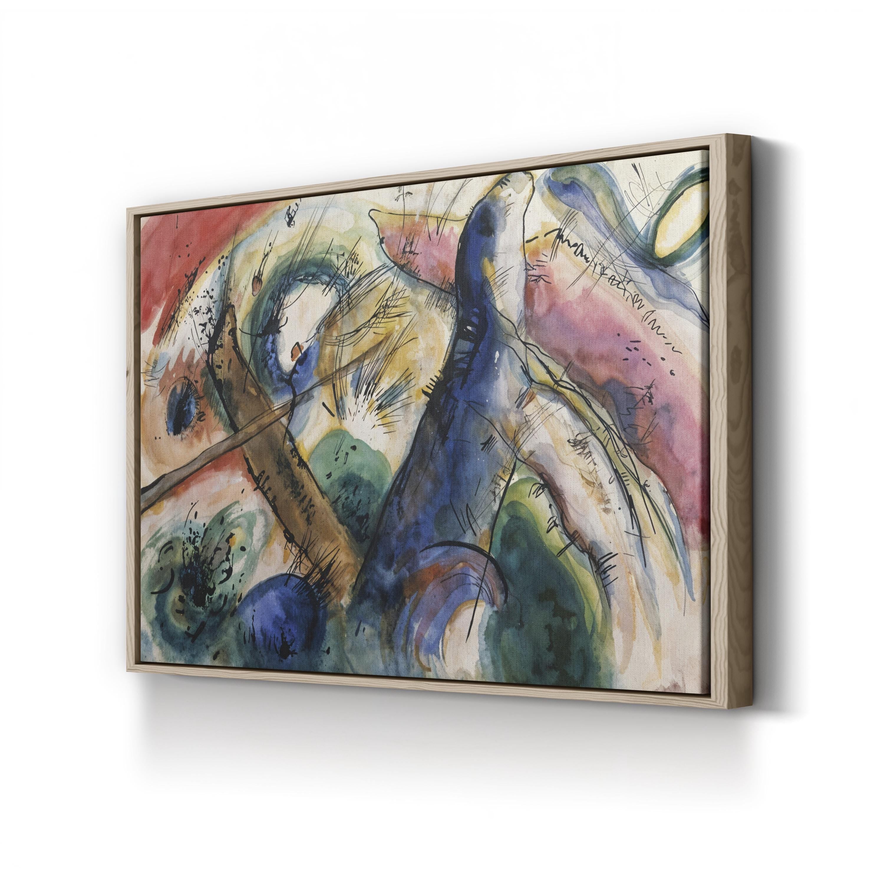 Abstract Canvas Art Print: Composition E 1916 - Framed Wall Decor