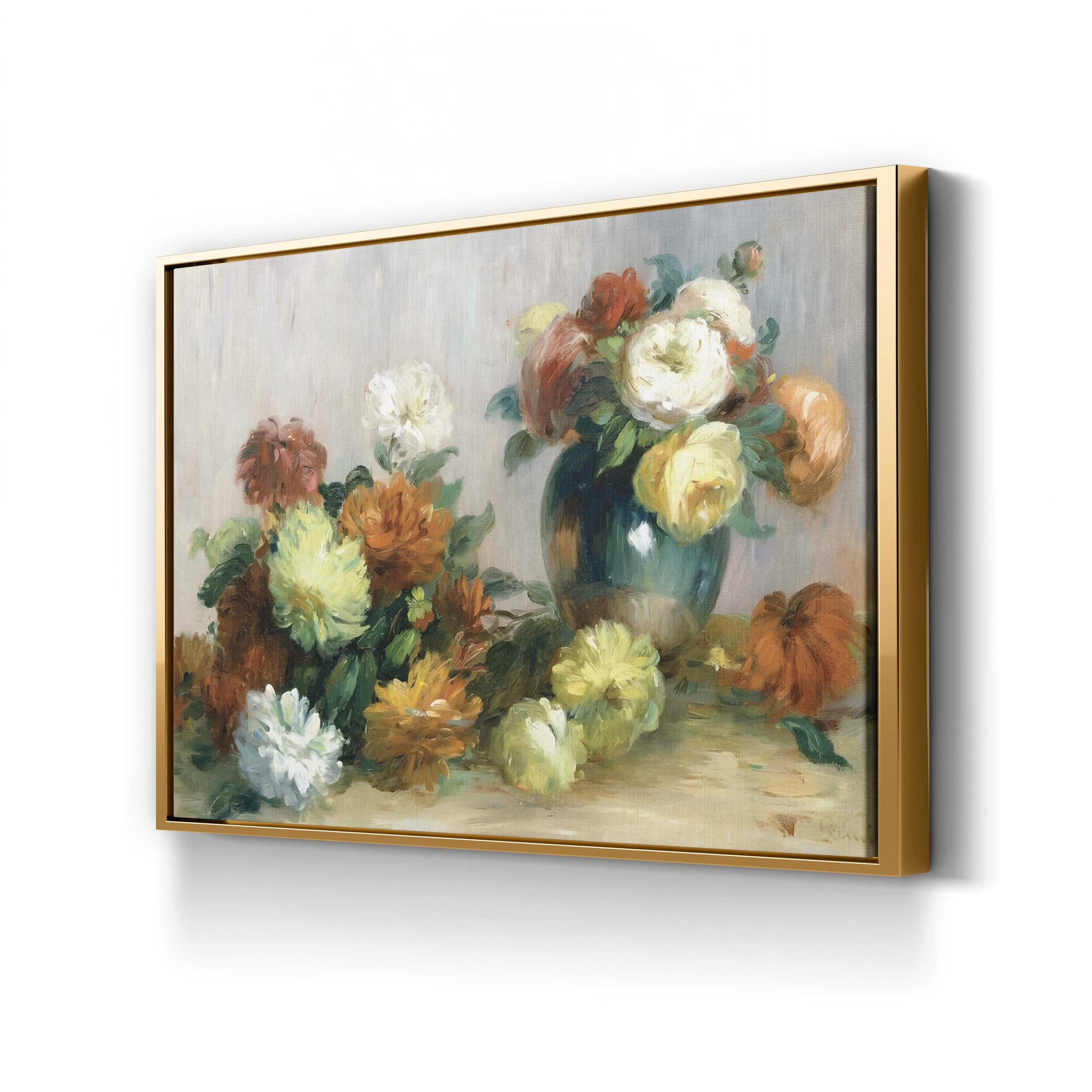 Flower Wreaths, 1880 Wall Art by Pierre-Auguste Renoir