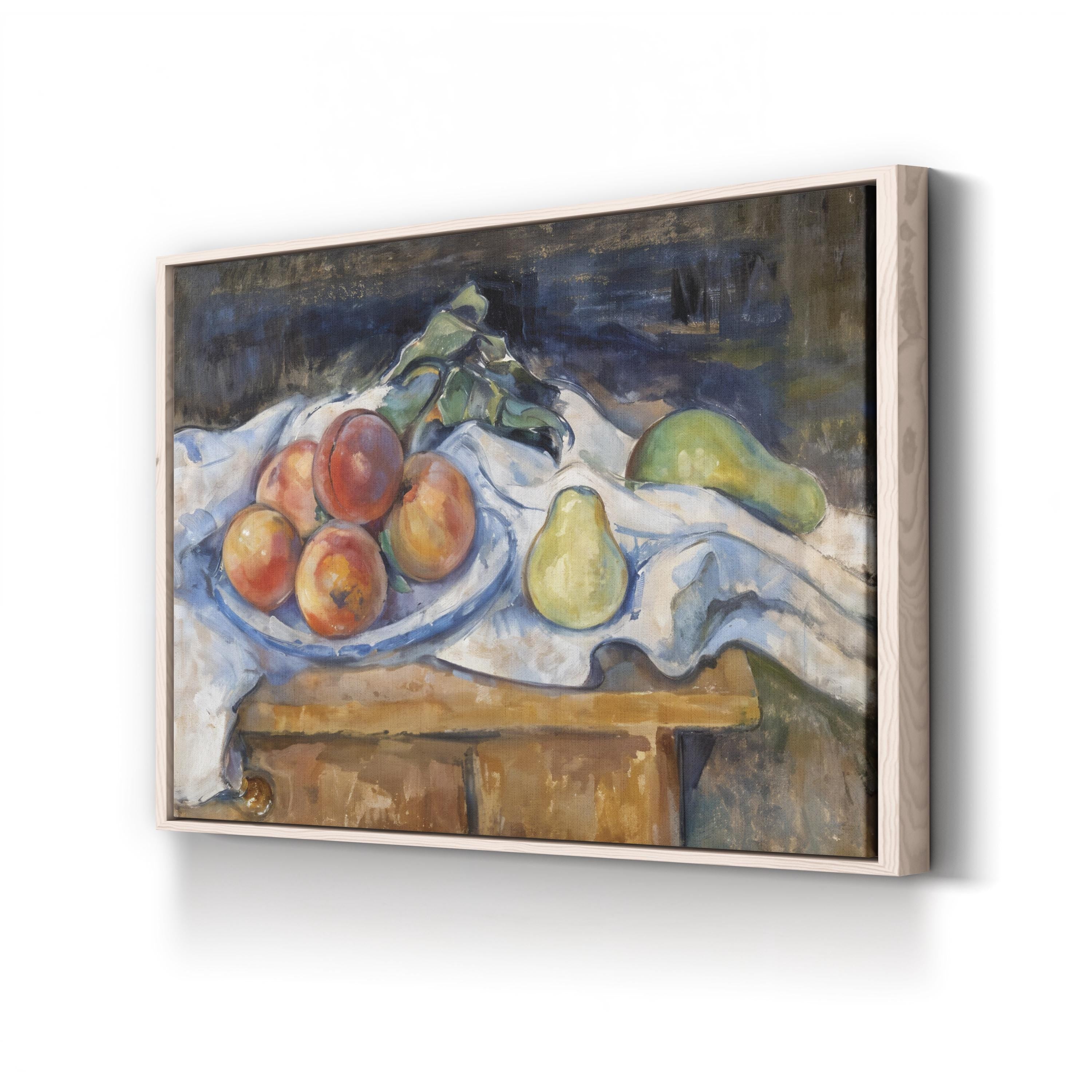 Fruit On a Table, 1890–93 Wall Art by Paul Cézanne – Classic Still Life Canvas Print
