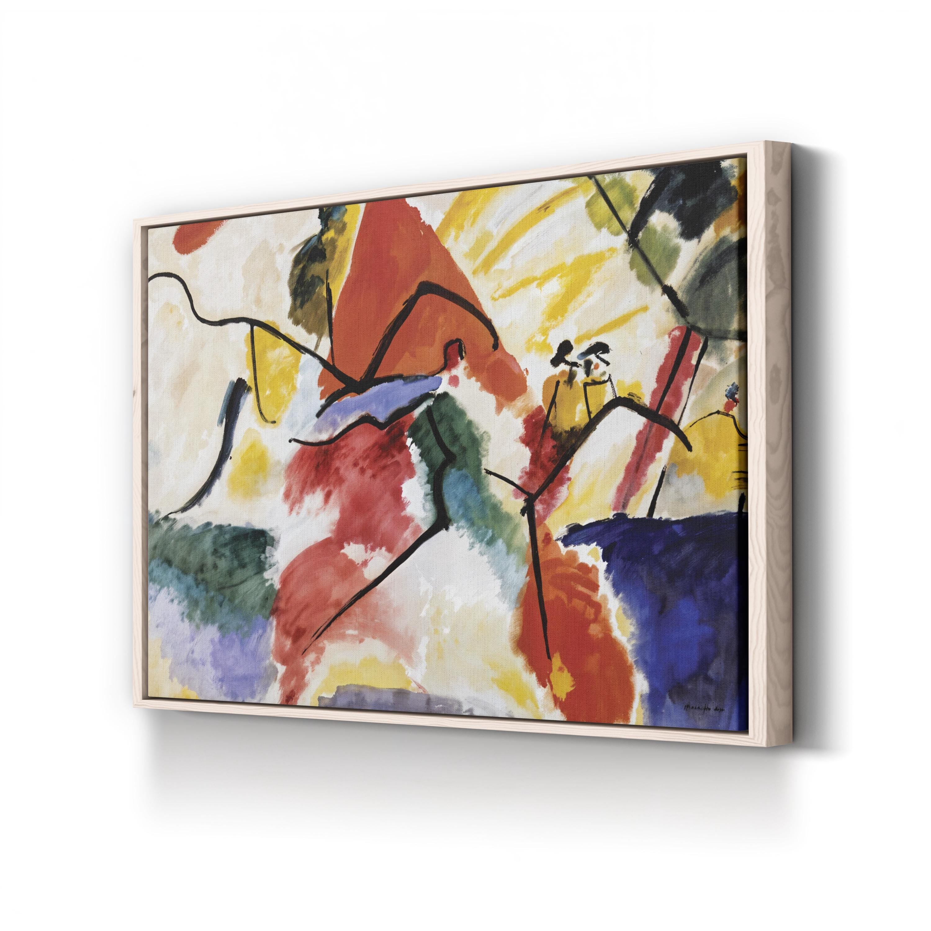 Impression V (Park), 1911 – Framed Abstract Expressionist Canvas Art by Wassily Kandinsky