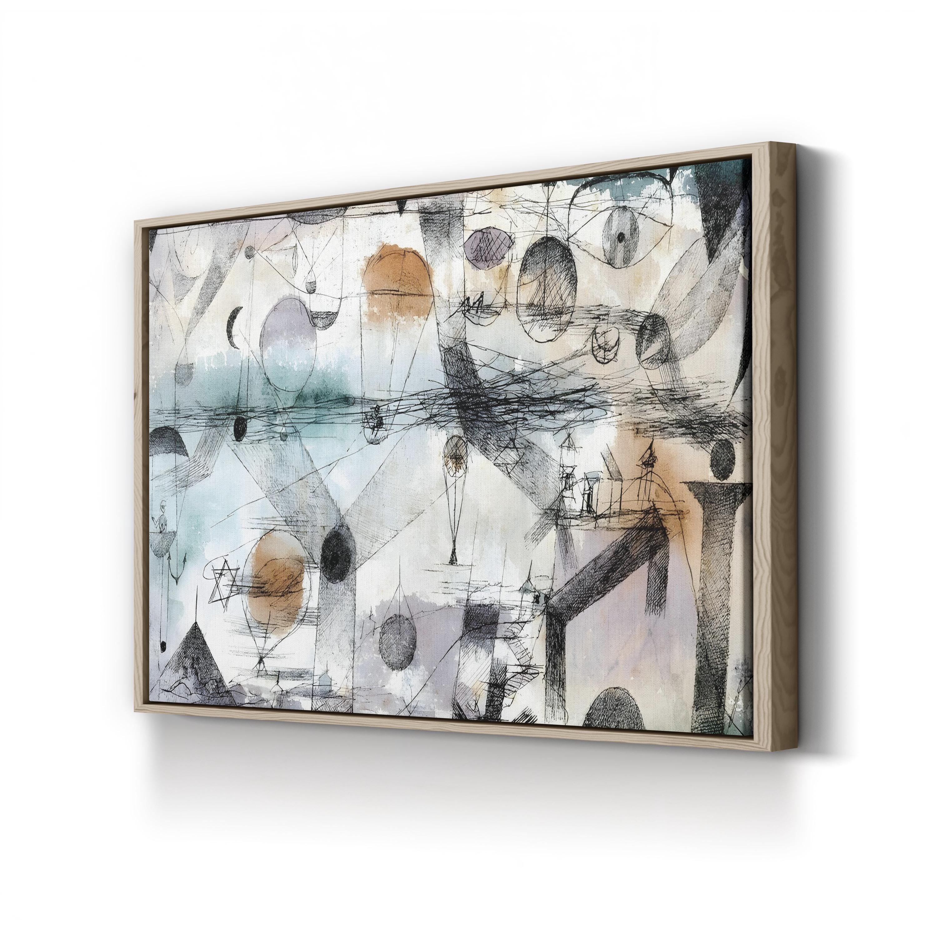 In The Realm Of Air (1917) Wall Art by Paul Klee – Early Modernist Abstract Masterwork