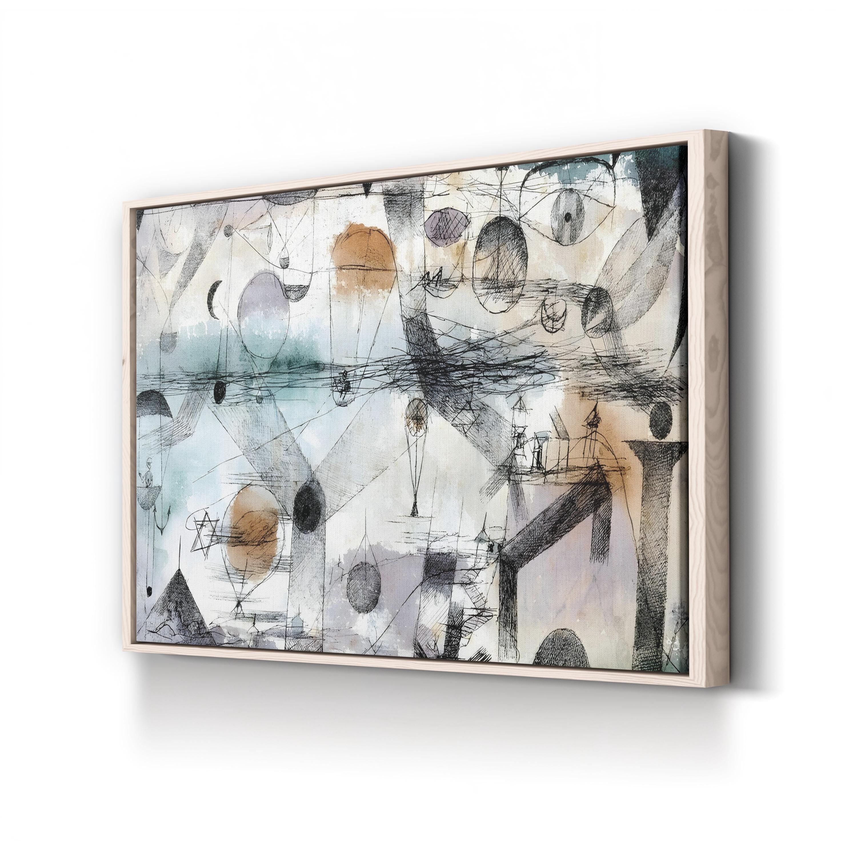 In The Realm Of Air (1917) Wall Art by Paul Klee – Early Modernist Abstract Masterwork