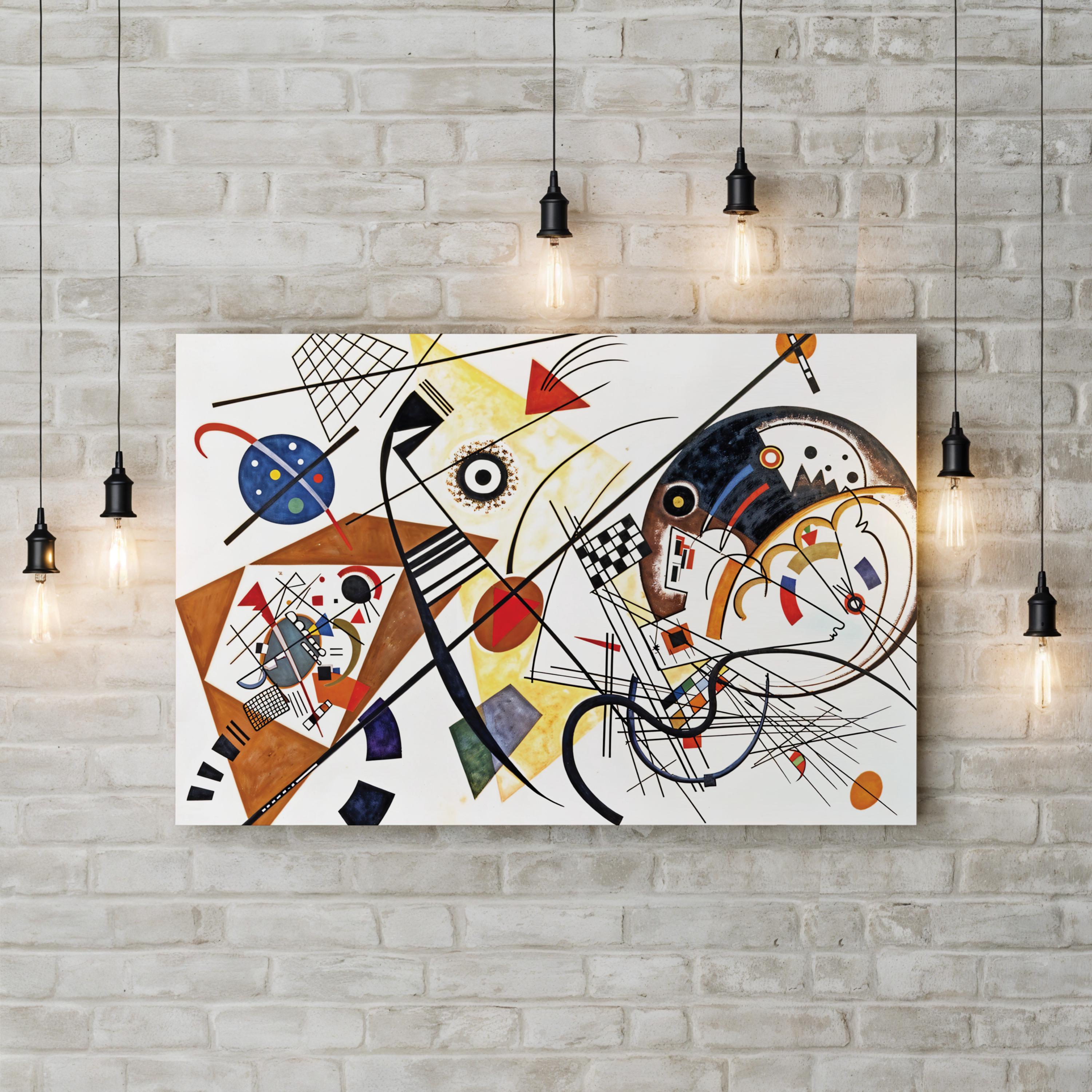 Intersecting Lines (1923) Wall Art by Wassily Kandinsky – Bauhaus Abstract Masterwork