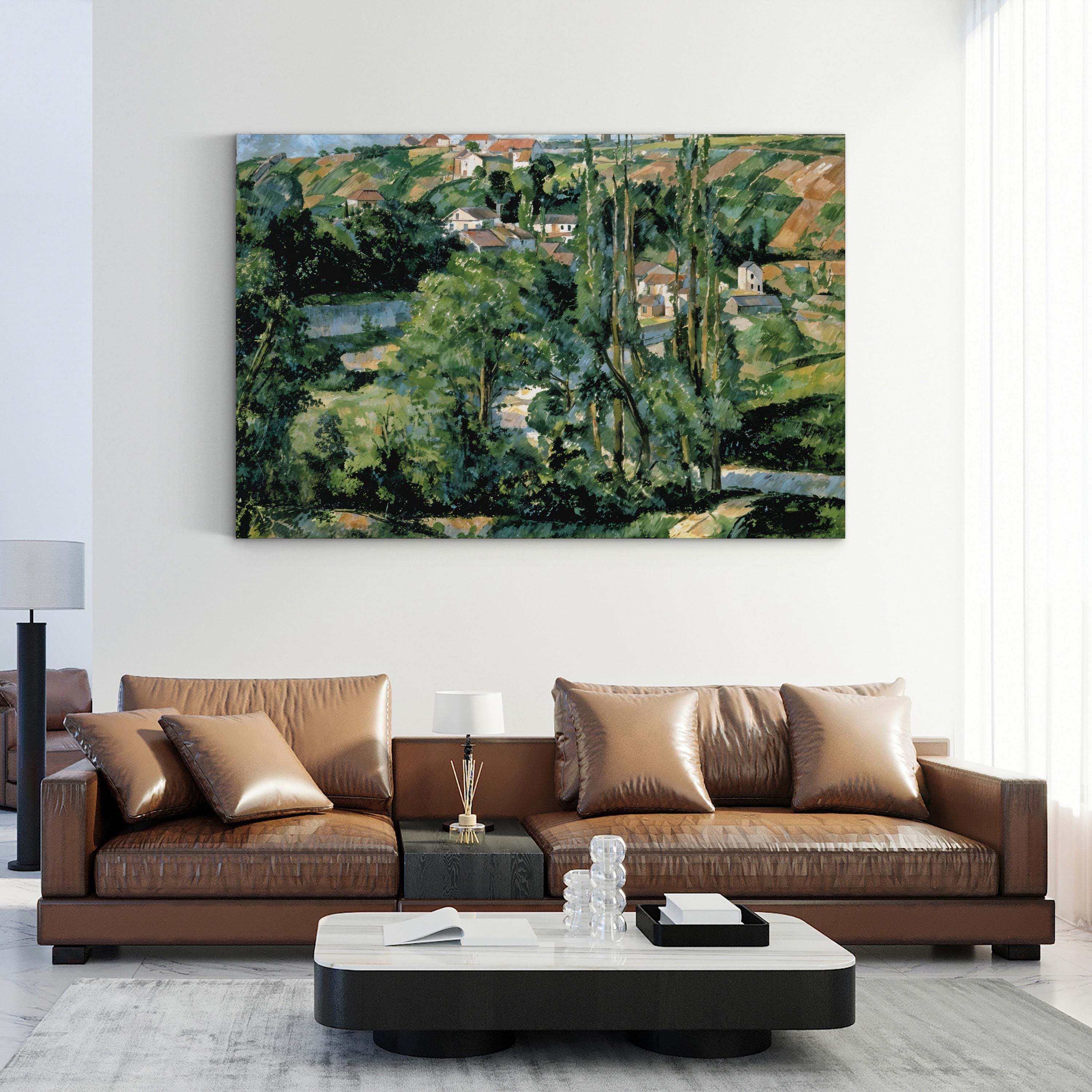 Jalais Hill, Pontoise (1879–1881) – Framed Post-Impressionist Landscape Canvas Art by Paul Cézanne