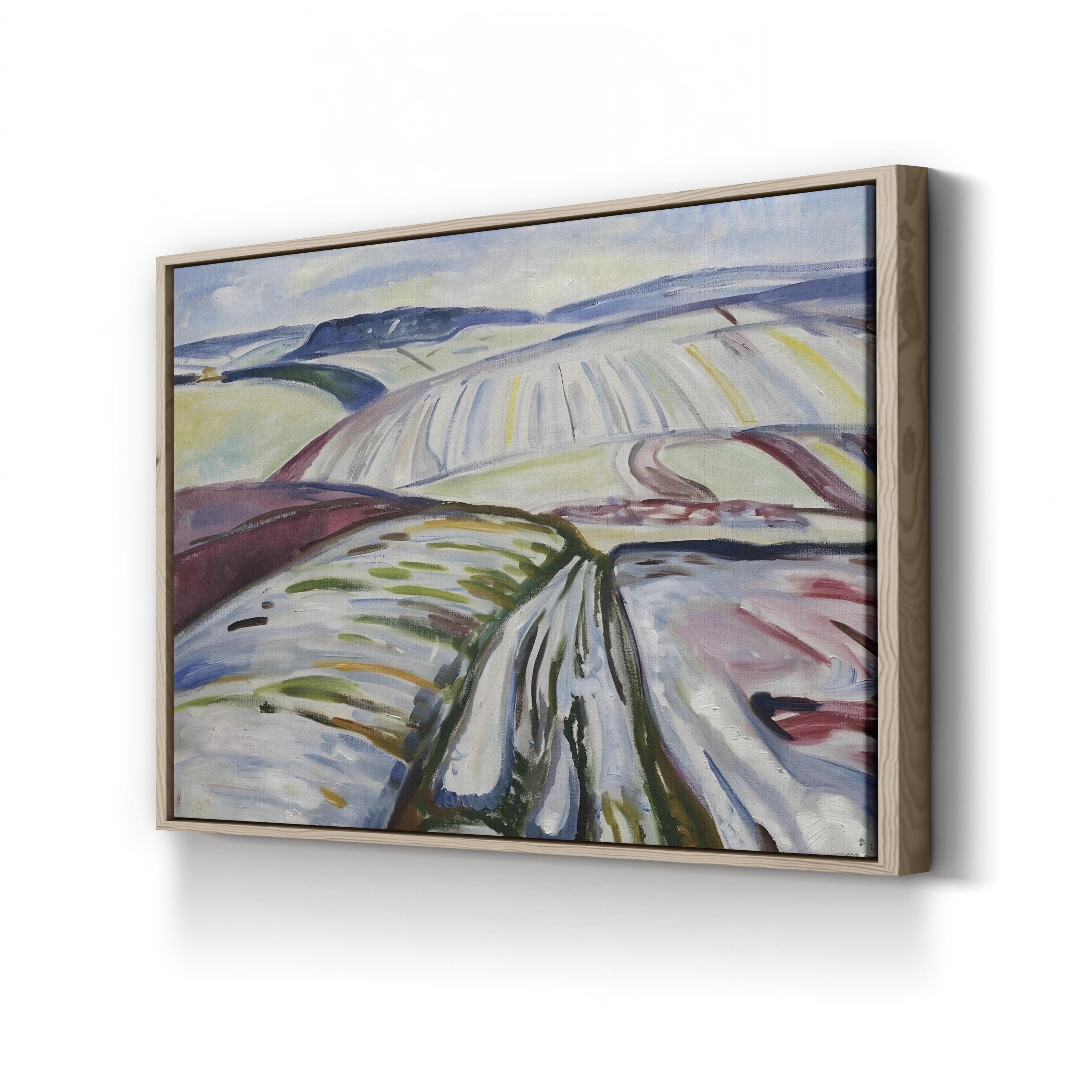 Munch Colorful Landscapes III – Edvard Munch Wall Art | Expressionist Landscape Canvas Print