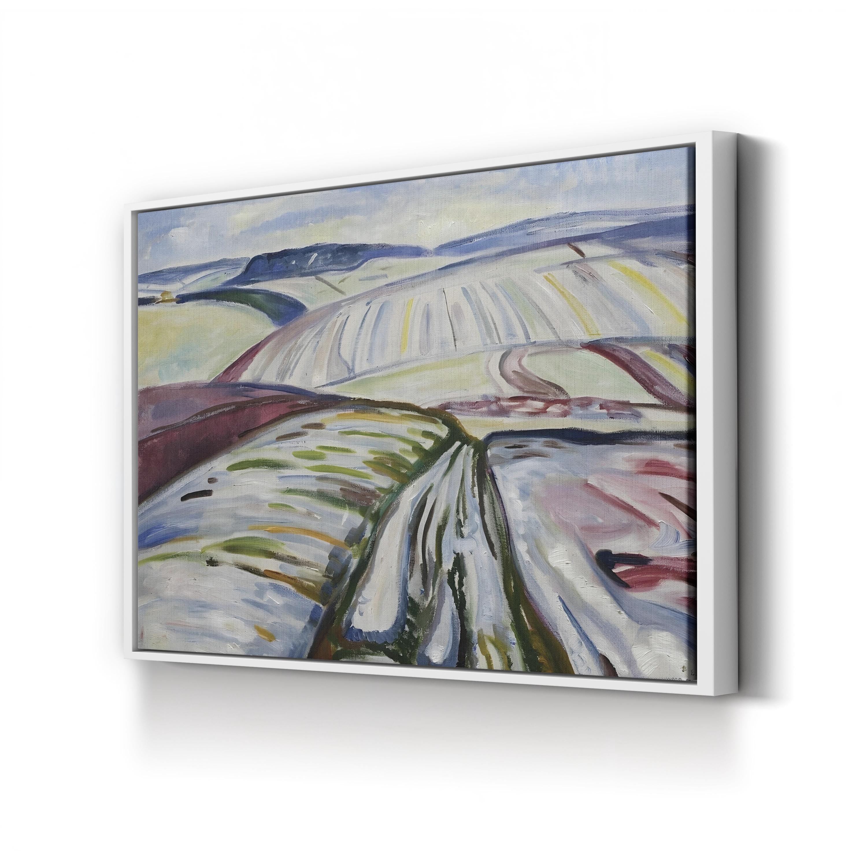 Munch Colorful Landscapes III – Edvard Munch Wall Art | Expressionist Landscape Canvas Print