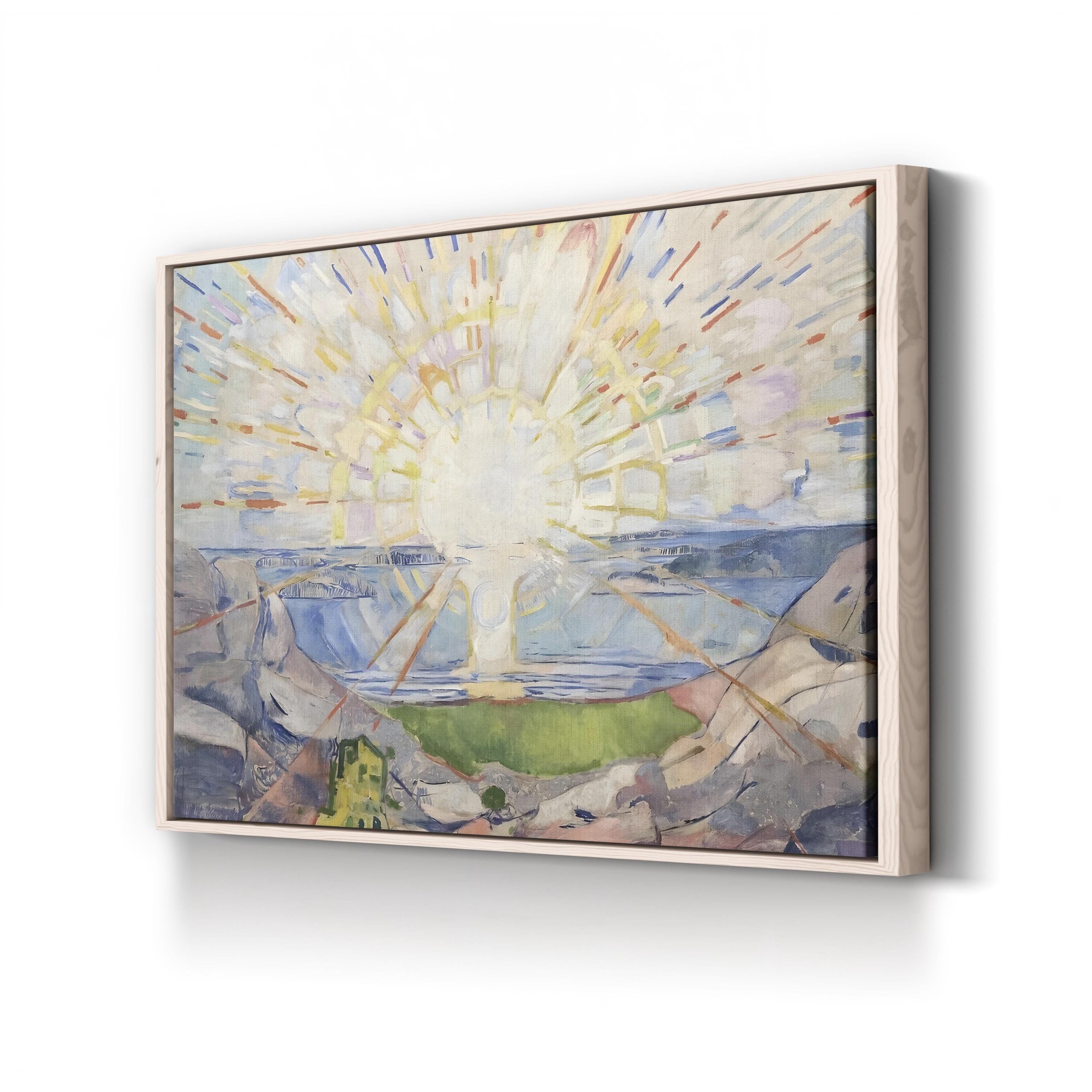Munch Colorful Landscapes IV – Edvard Munch Wall Art | Expressionist Abstract Canvas Print