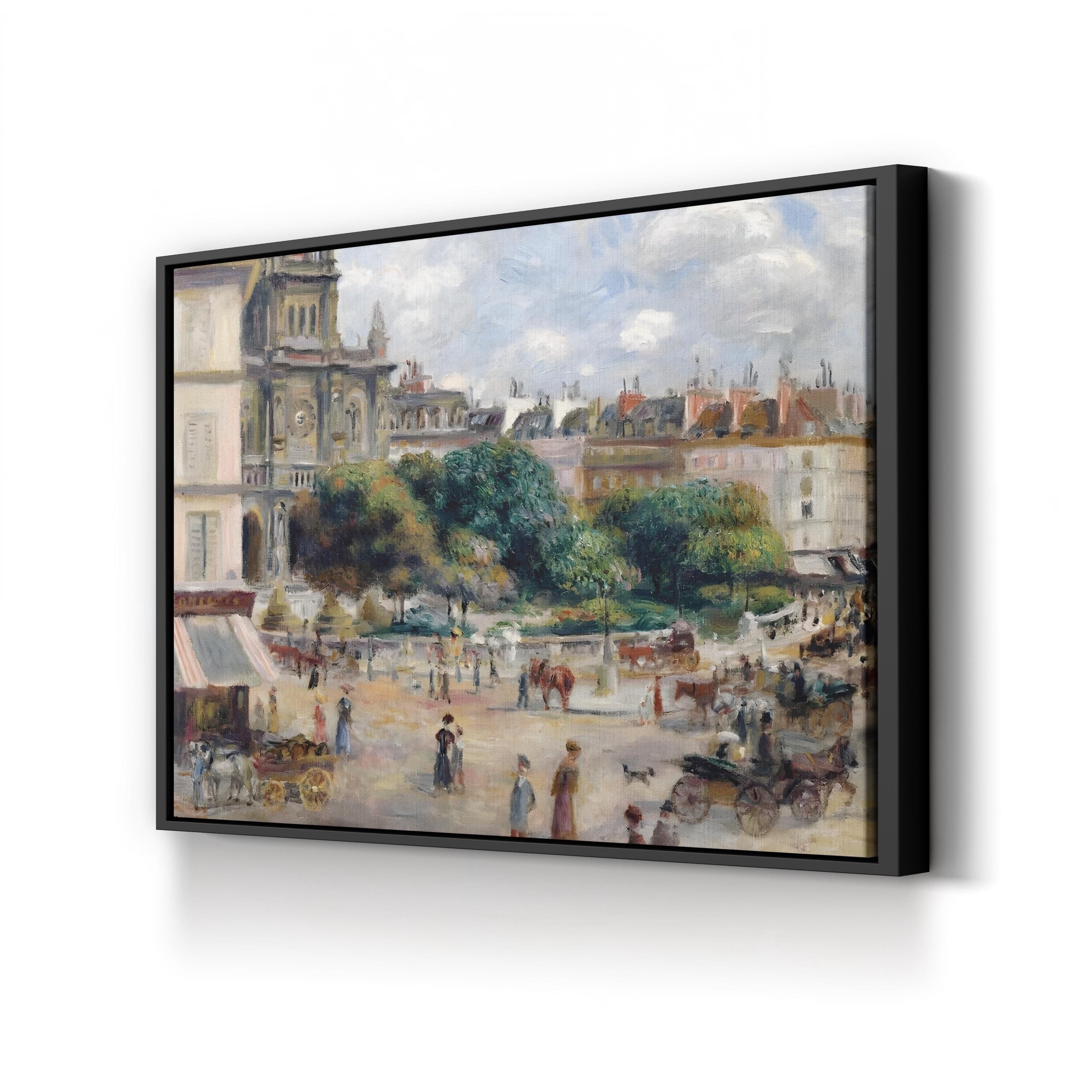 Place de la Trinité, 1893 – Pierre-Auguste Renoir Wall Art | Impressionist Canvas Print