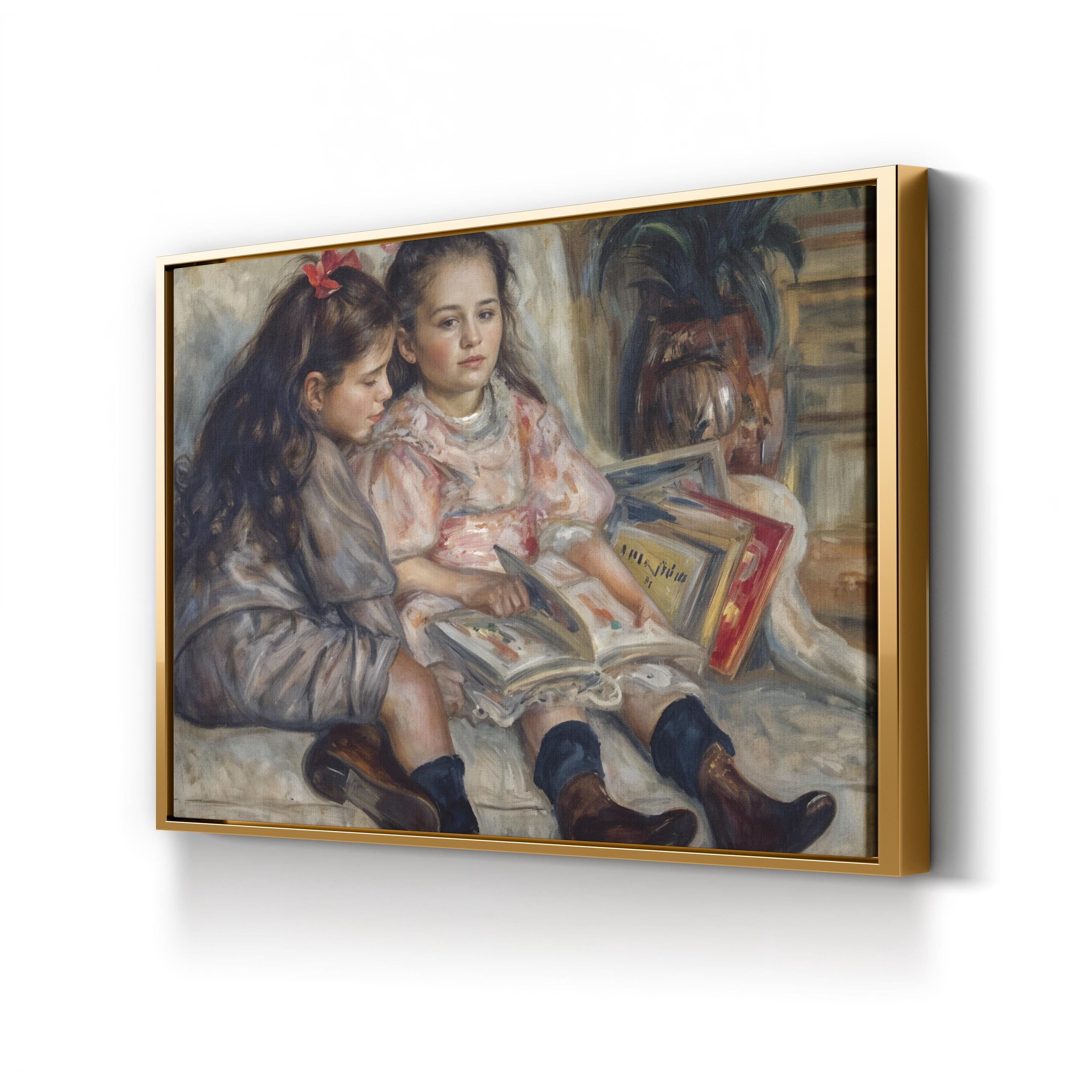 Portraits of Children 1895 – Pierre-Auguste Renoir Wall Art | Impressionist Canvas Print