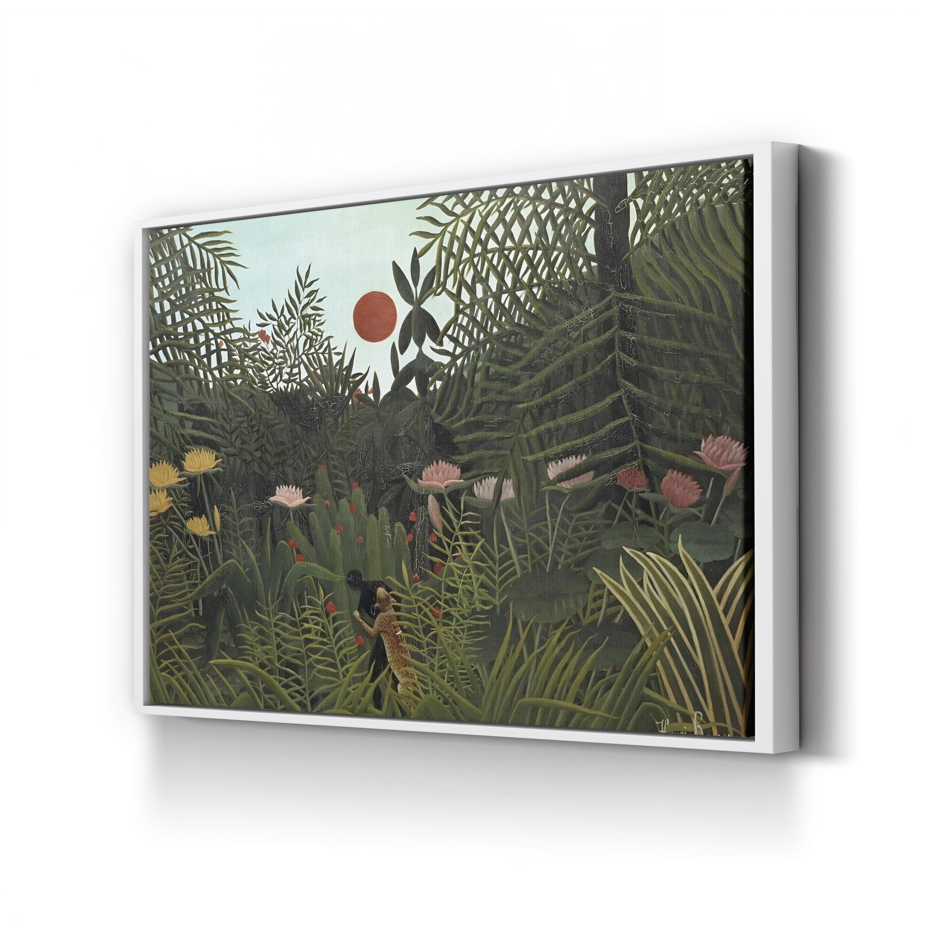 Rousseau’s Tropical Naïve  Landscape Jungle VI Wall Art by Henri Rousseau