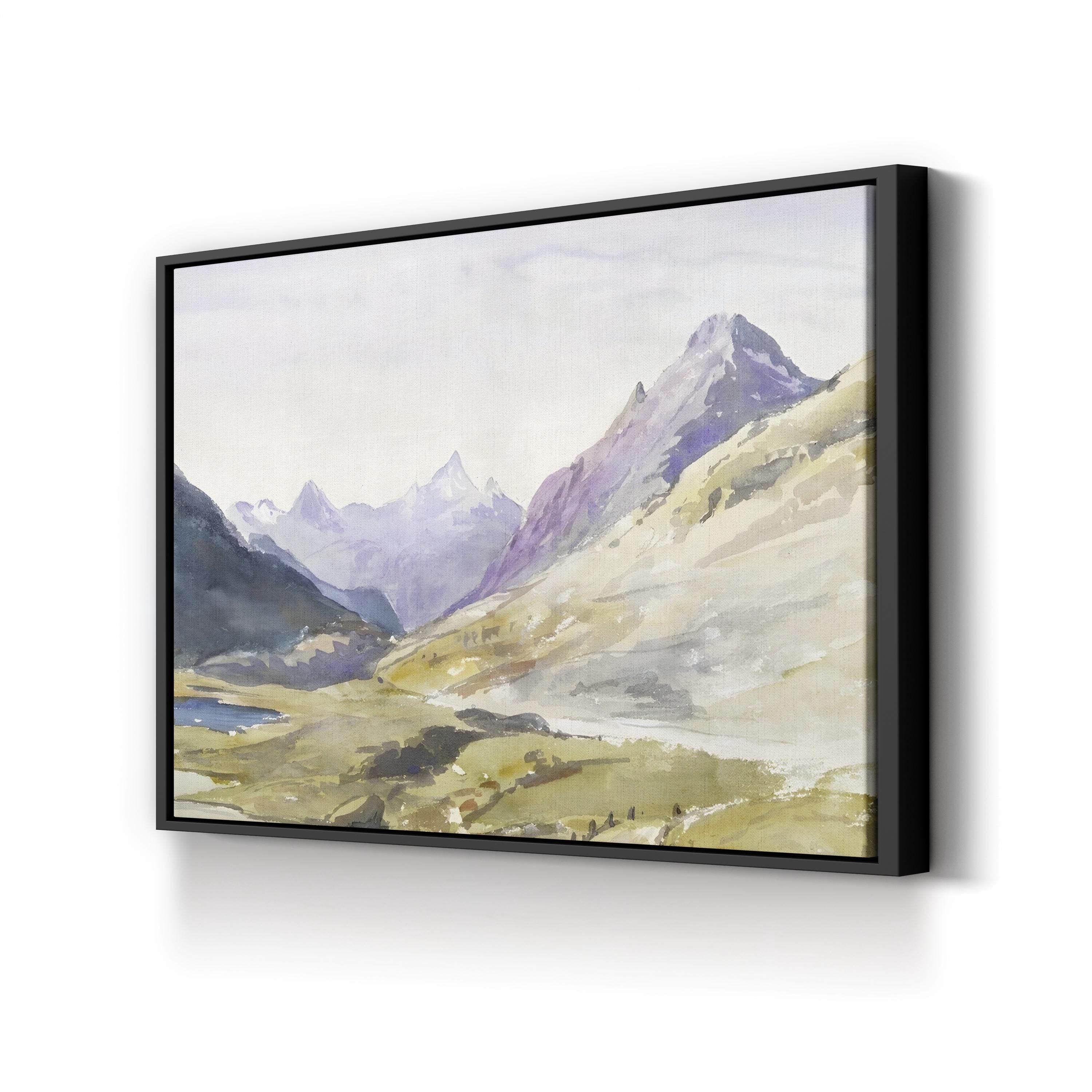 Sargent Mountainous Landscapes Wall Art by John Singer Sargent – Classical Mountain Landscape Canvas
