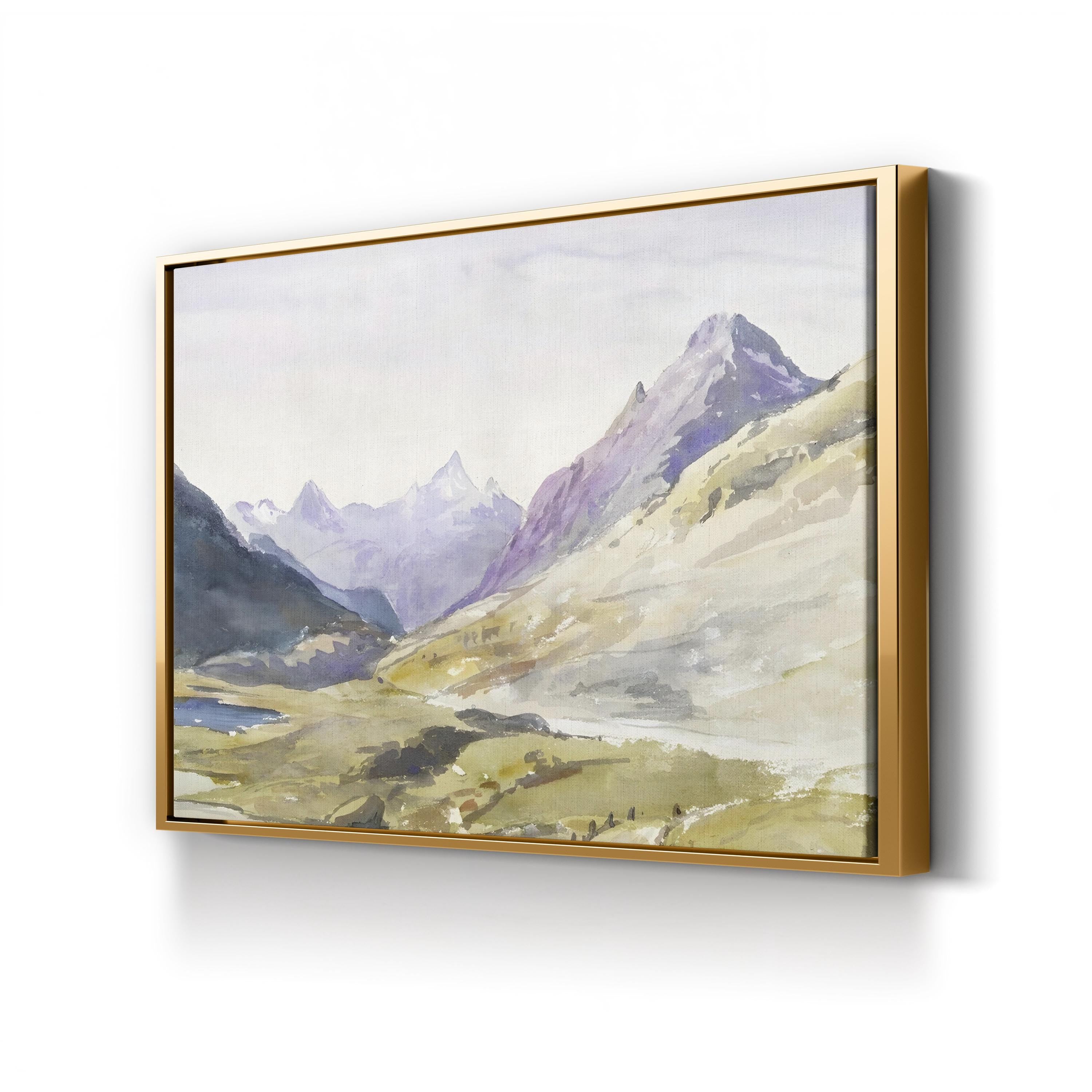 Sargent Mountainous Landscapes Wall Art by John Singer Sargent – Classical Mountain Landscape Canvas