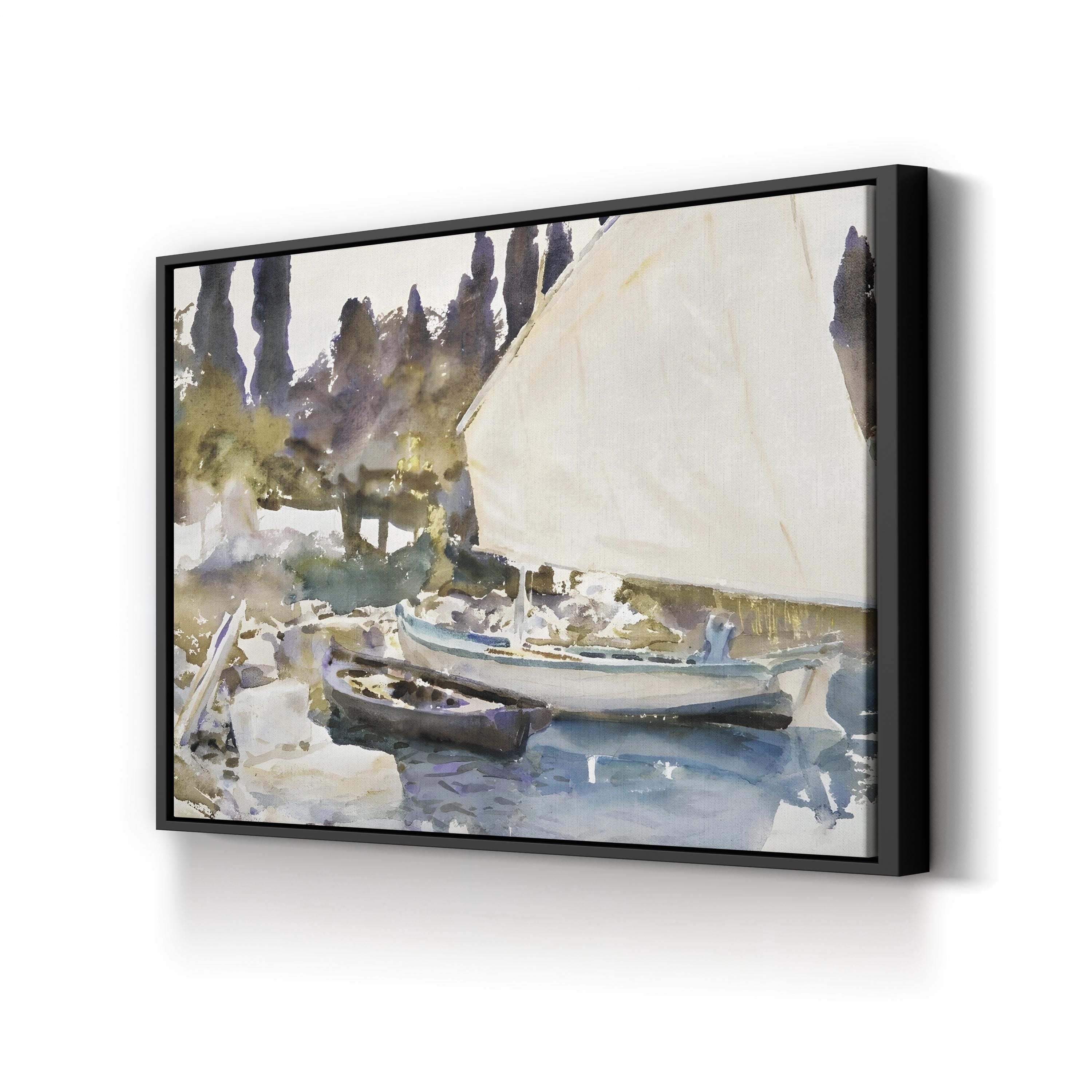 Sargent Mountainous Landscapes Wall Art by John Singer Sargent – Classical Nautical Landscape Canvas