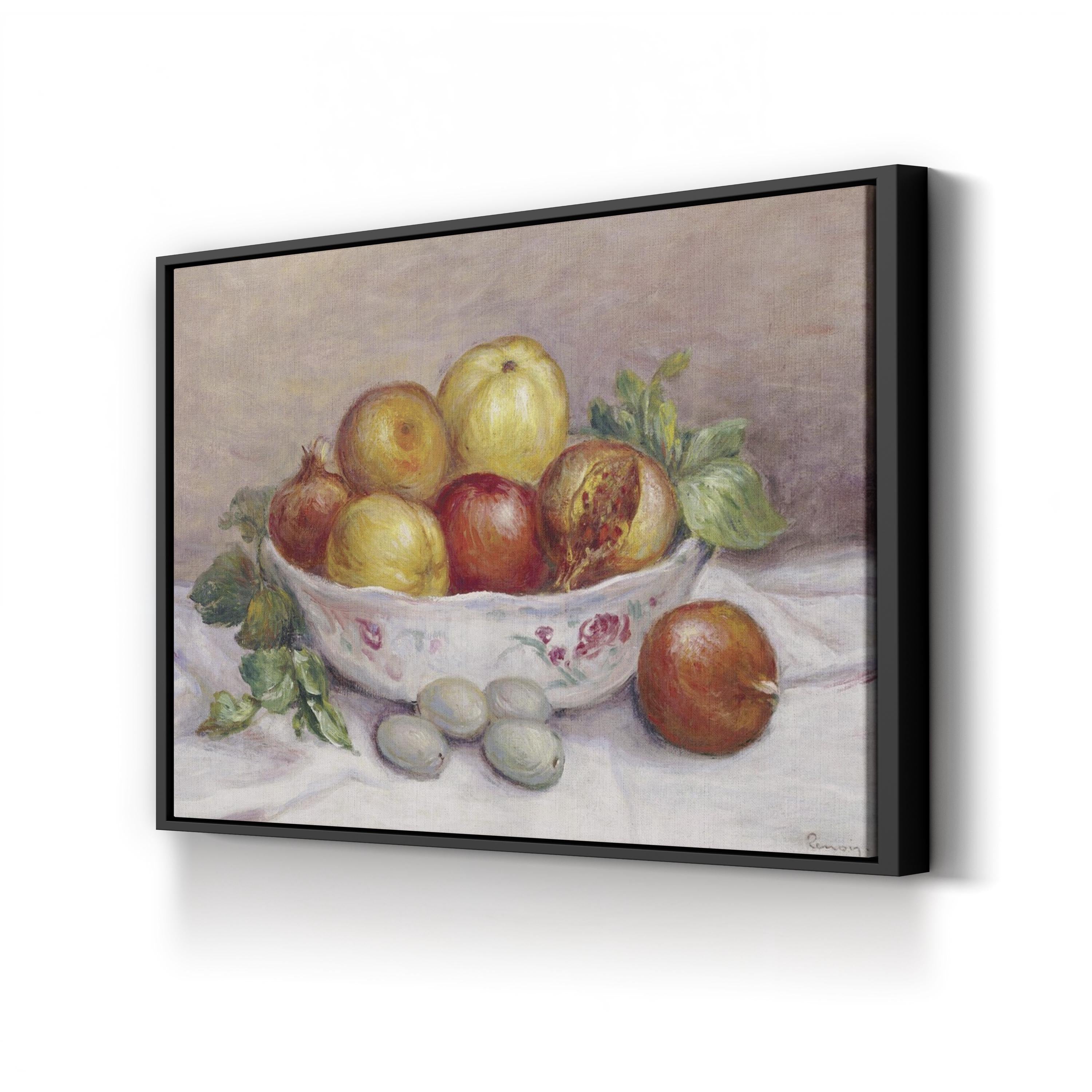 Still Life With a Pomegranate Wall Art – Vintage Still Life by Pierre-Auguste Renoir